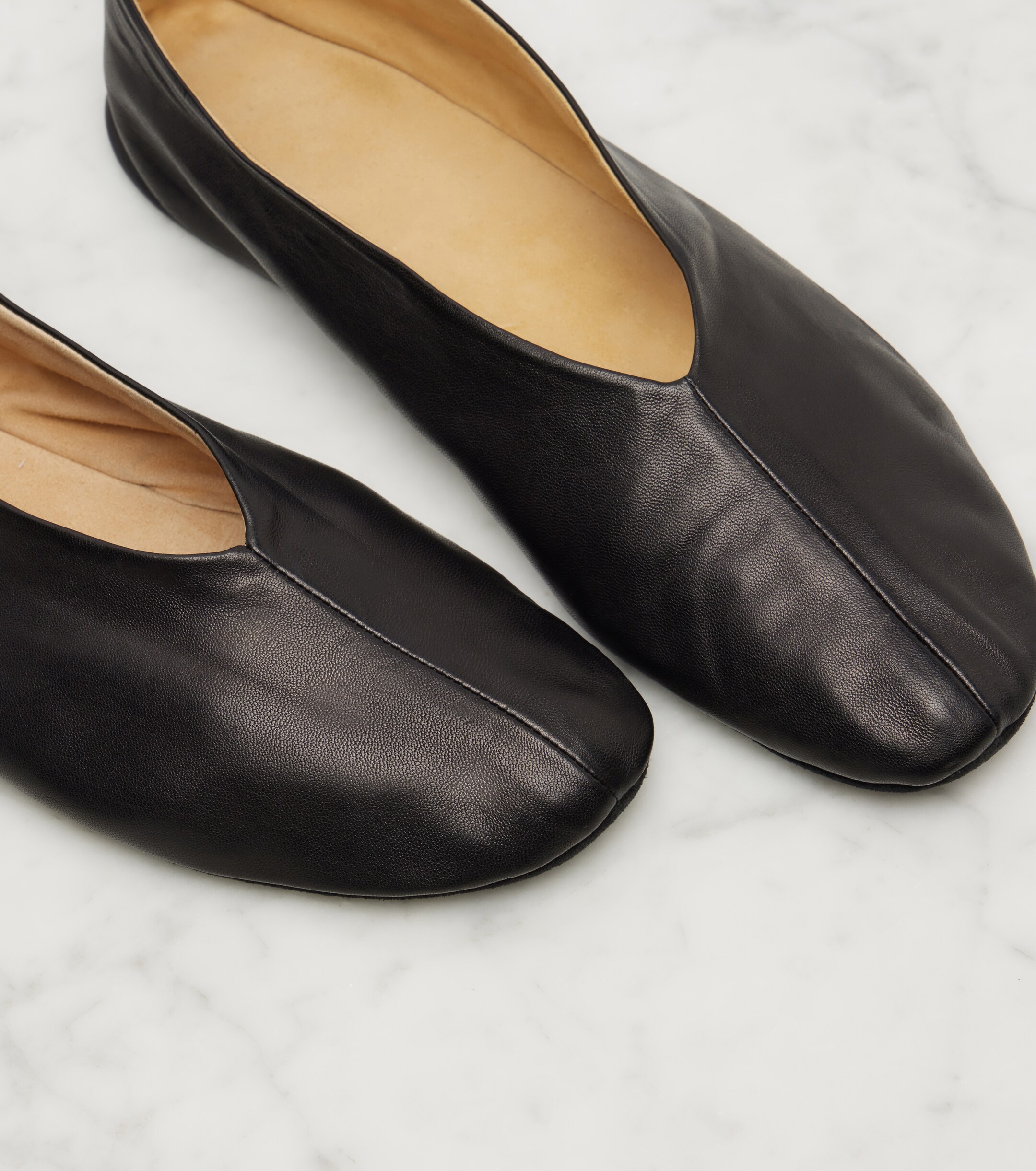 The Row Stella leather ballet flats thumbnail