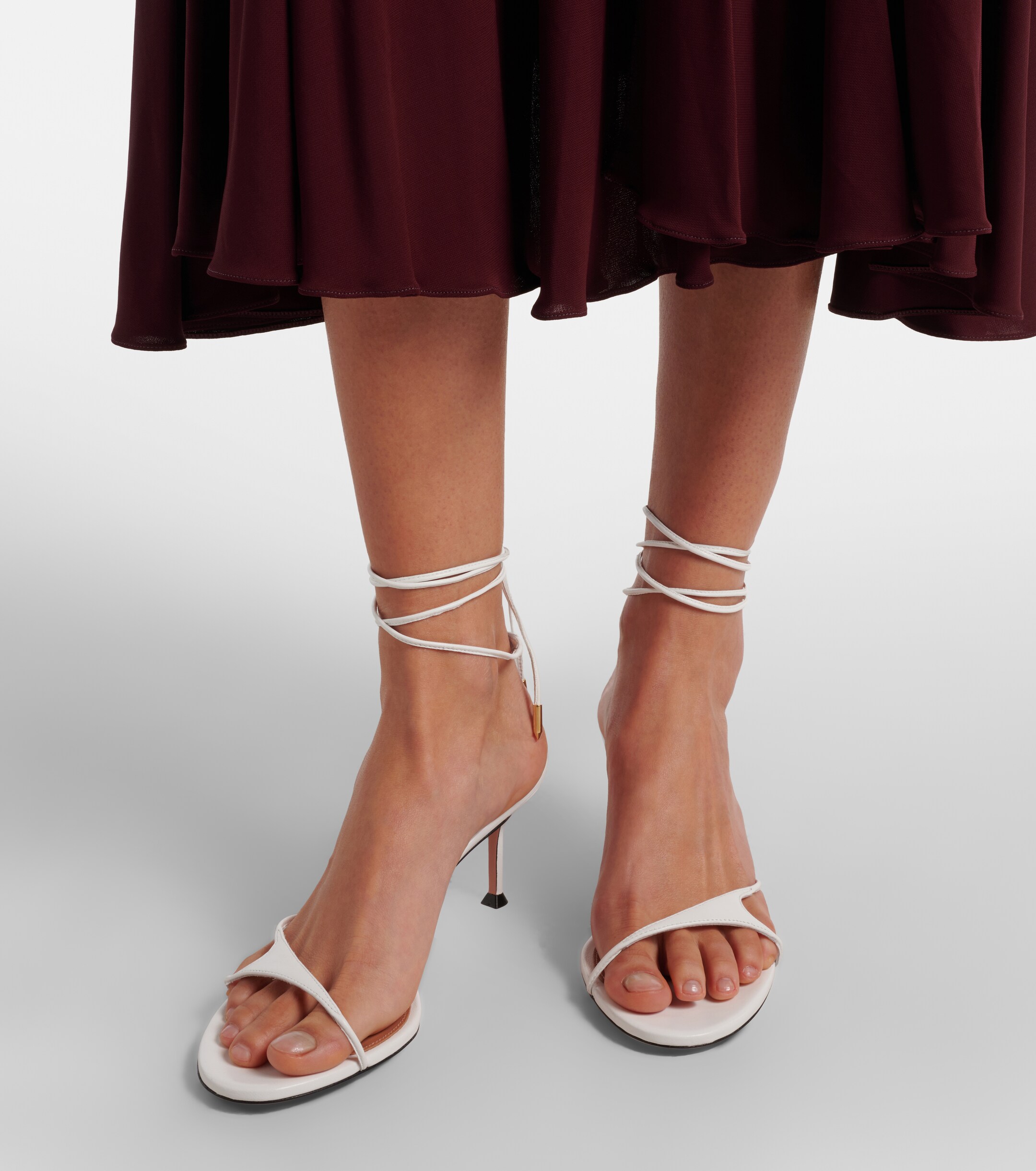 AQUAZZURA Bikini leather sandals