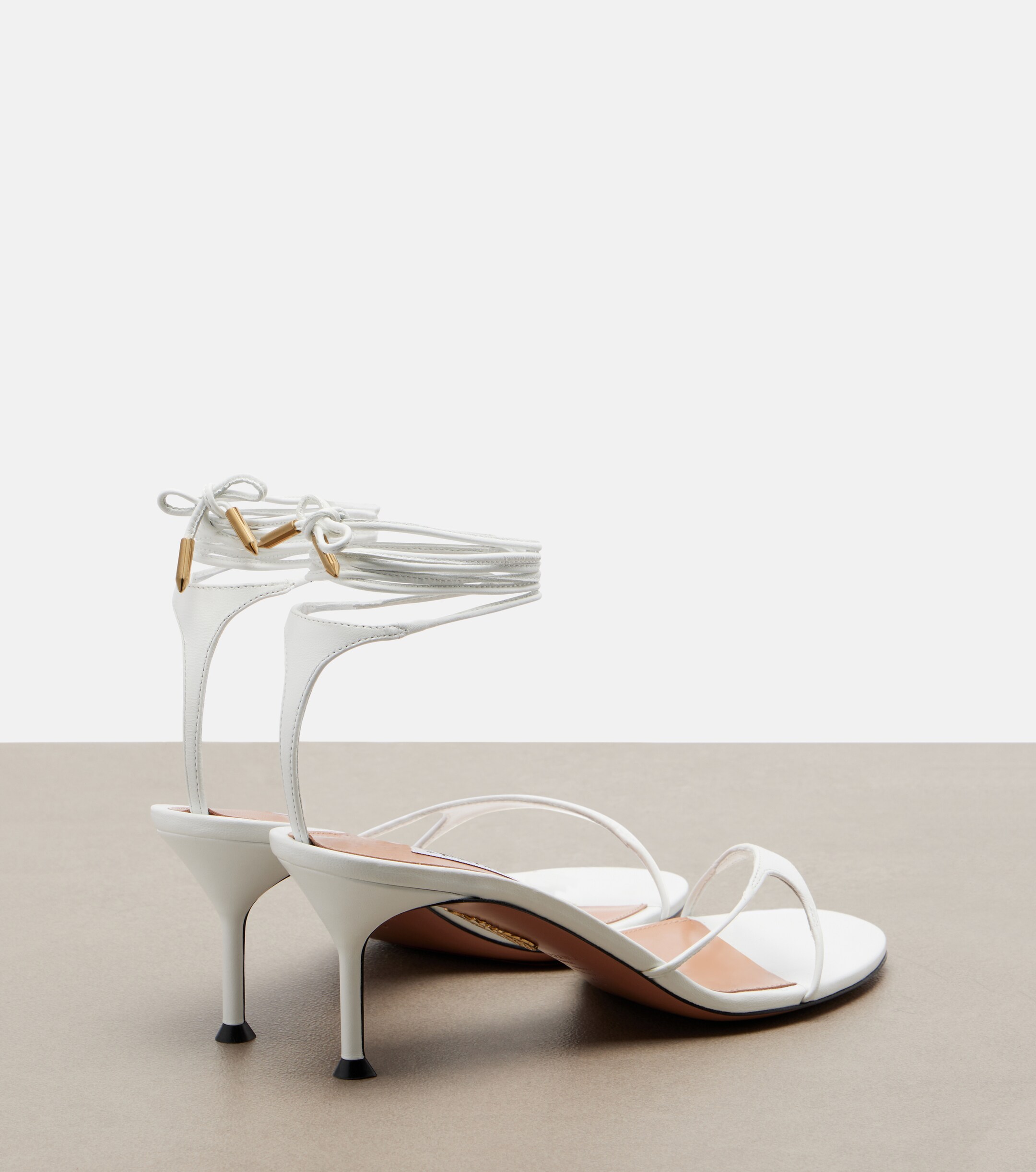 AQUAZZURA Bikini leather sandals