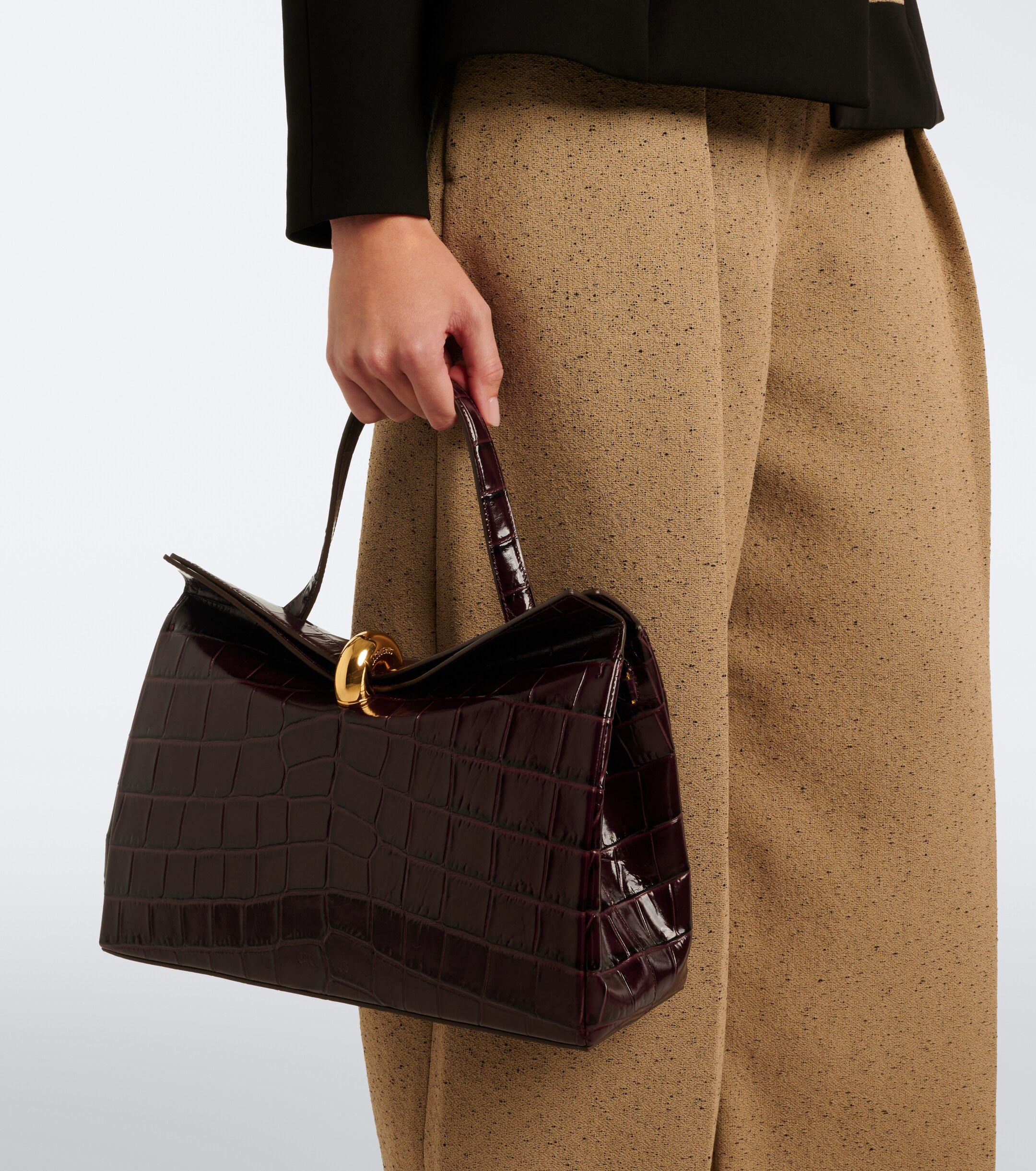 Jacquemus Jacquemus Valérie Medium leather top-handle bag