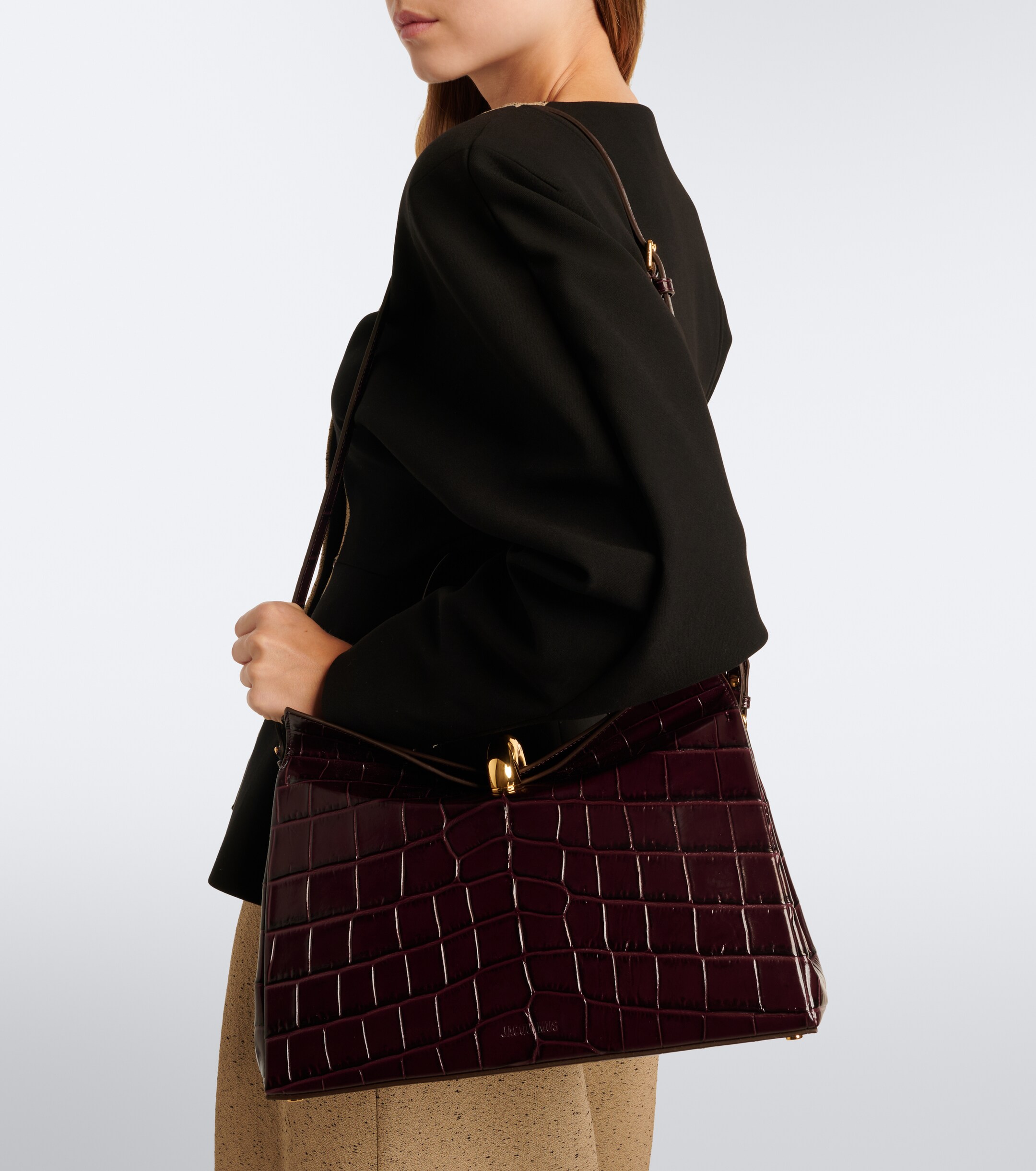 Jacquemus Jacquemus Valérie Medium leather top-handle bag