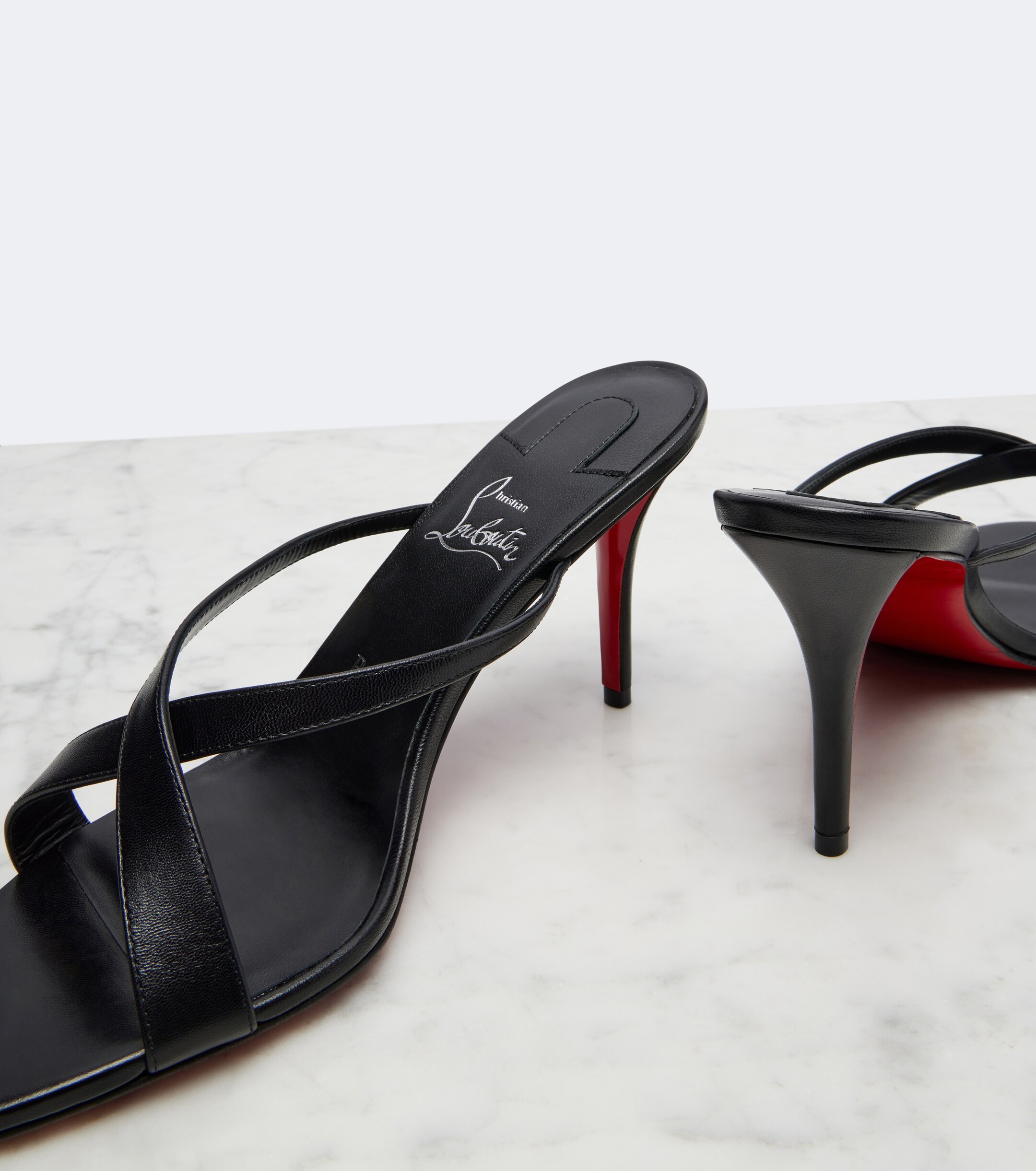 CHRISTIAN LOUBOUTIN Christian Louboutin Mulazee leather mules