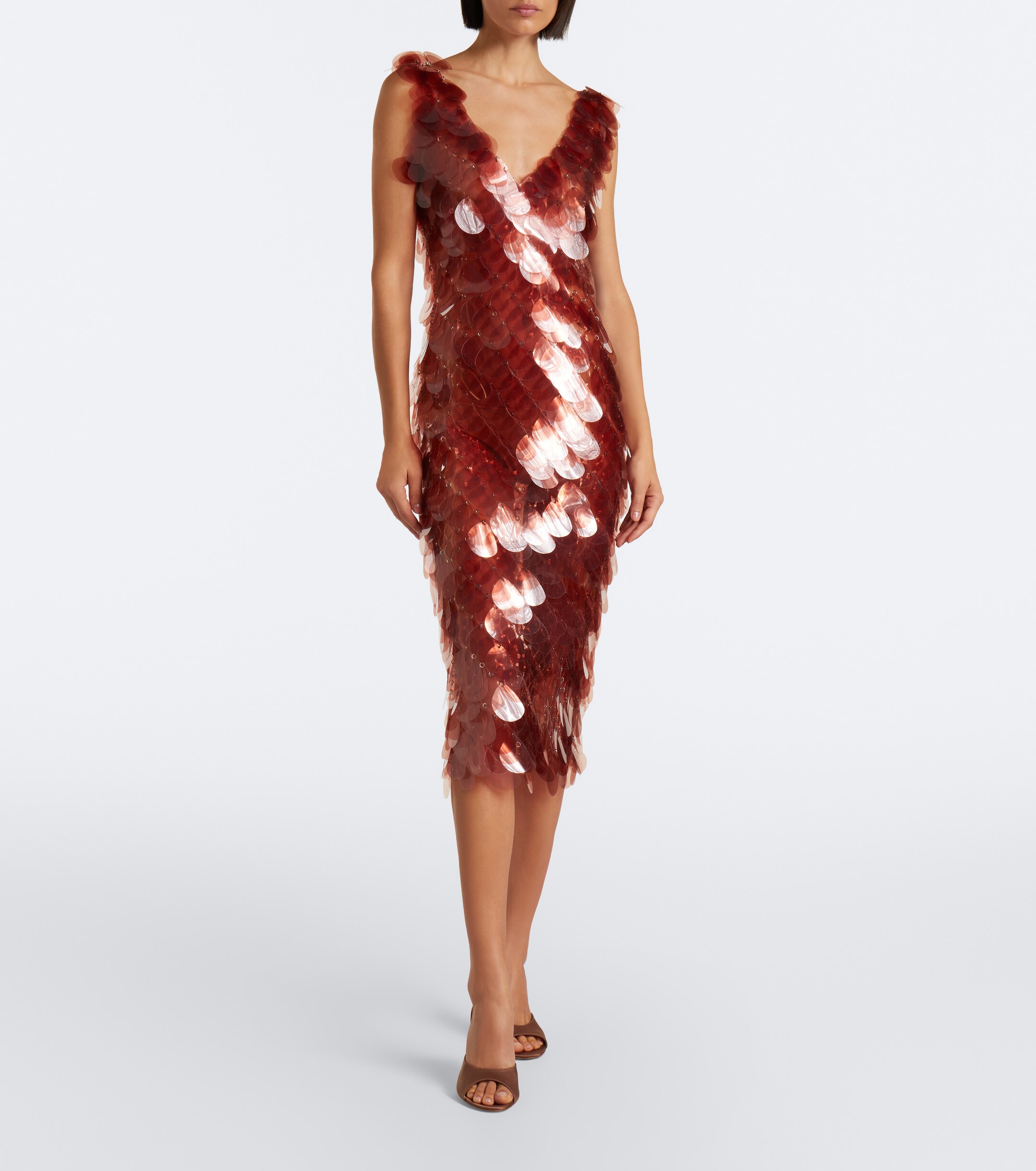 Rabanne Rabanne Sequined sheer midi dress