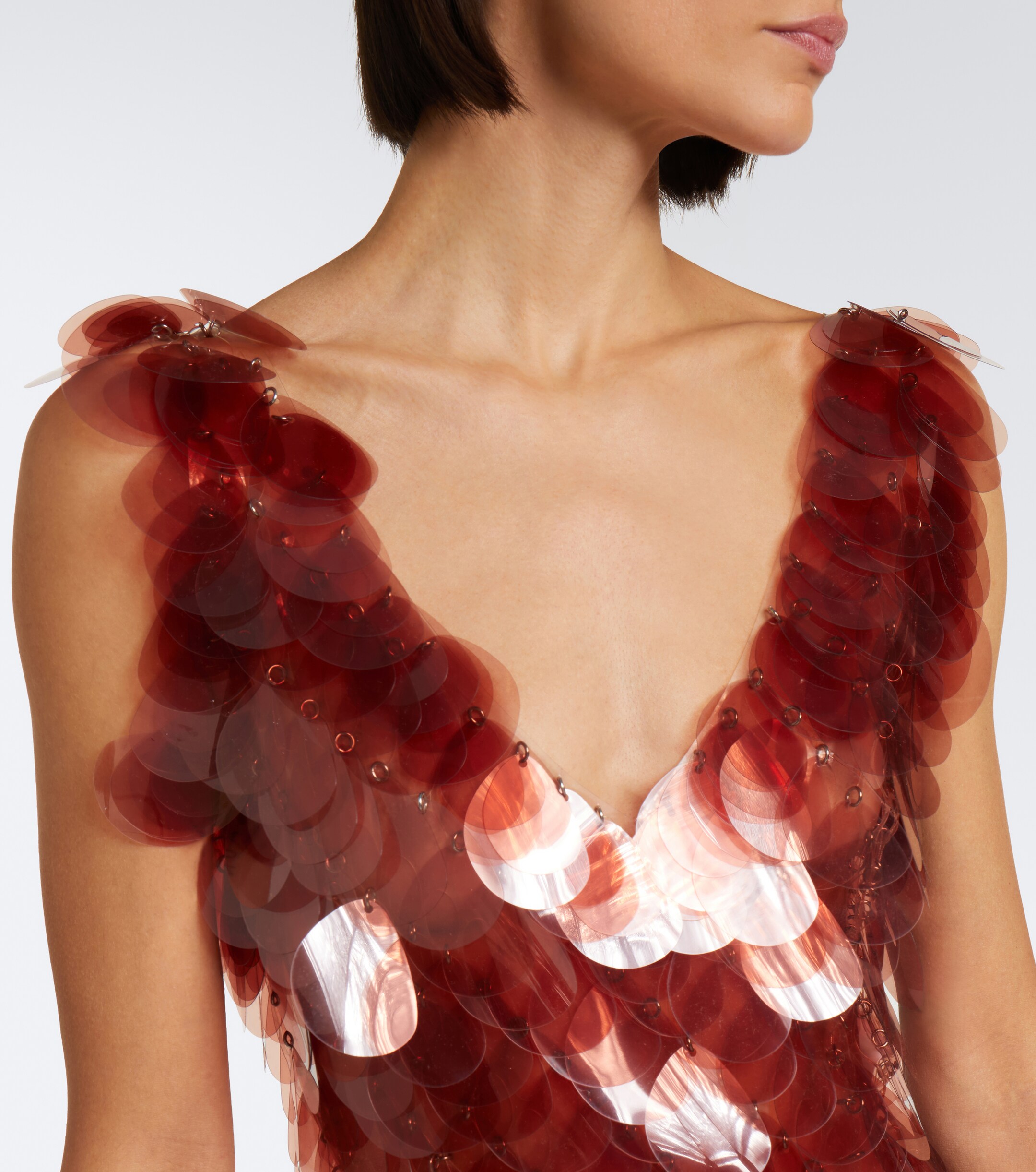 Rabanne Rabanne Sequined sheer midi dress