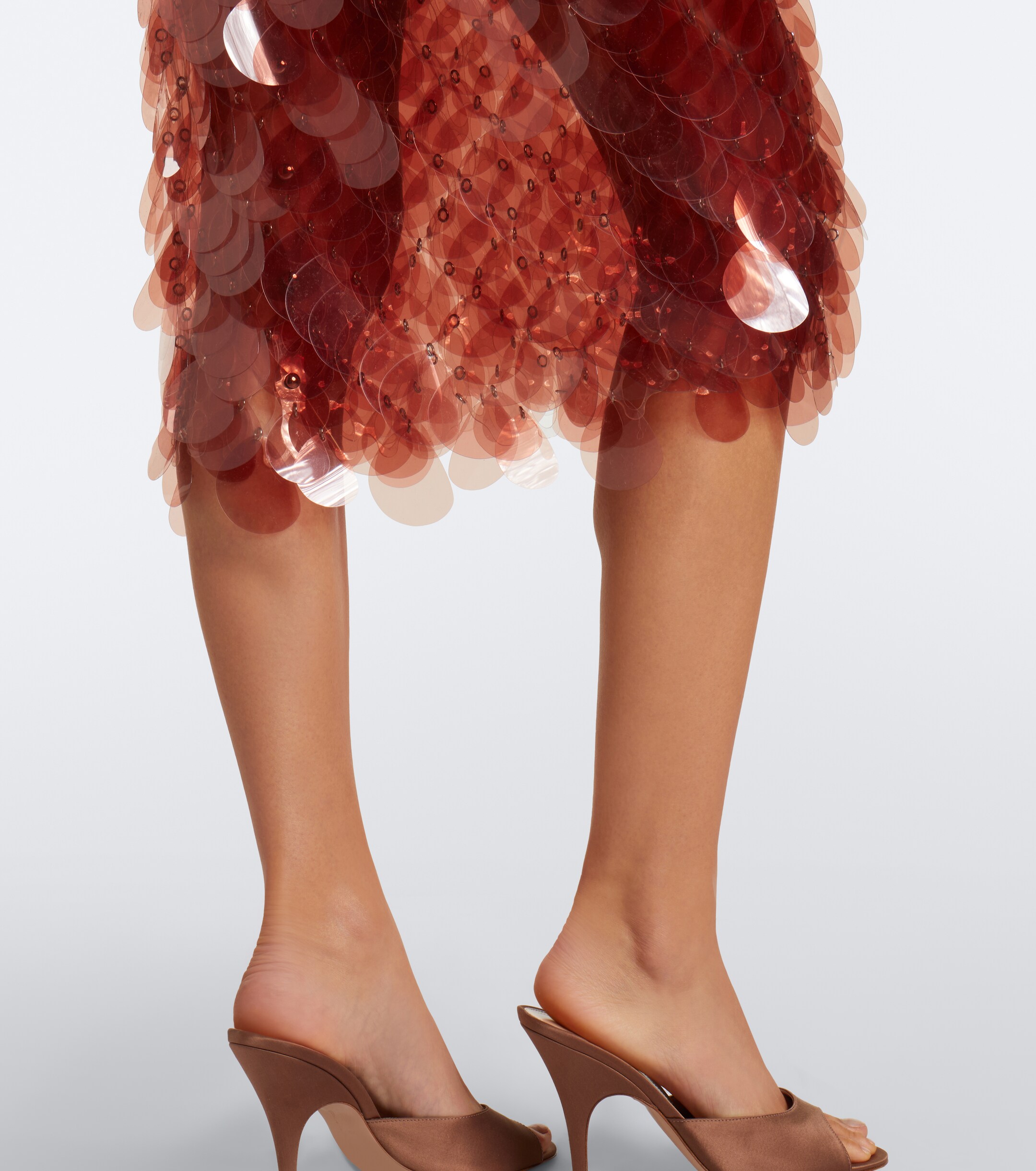Rabanne Rabanne Sequined sheer midi dress