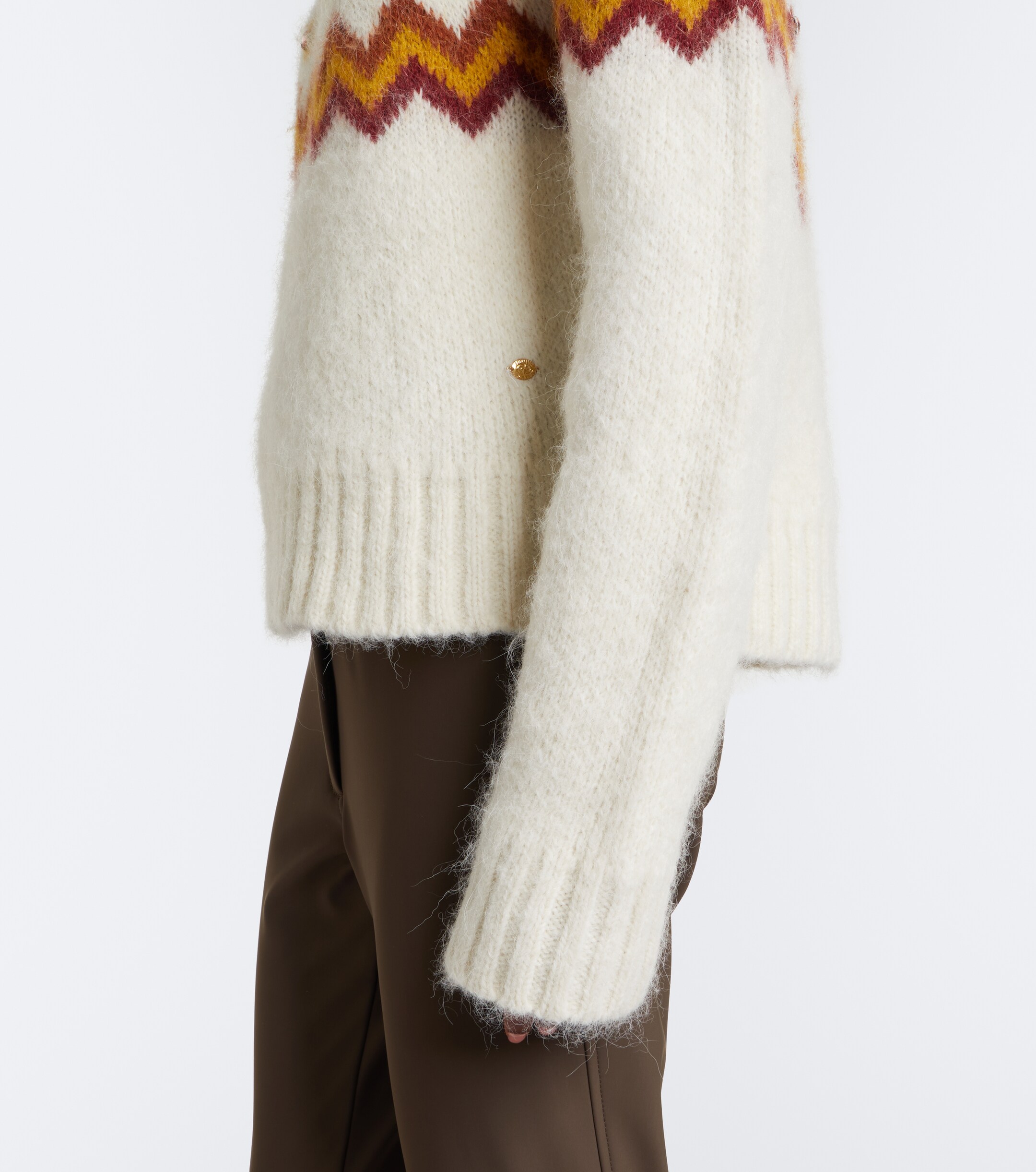 GOLDBERGH Goldbergh Hanashi embellished turtleneck sweater