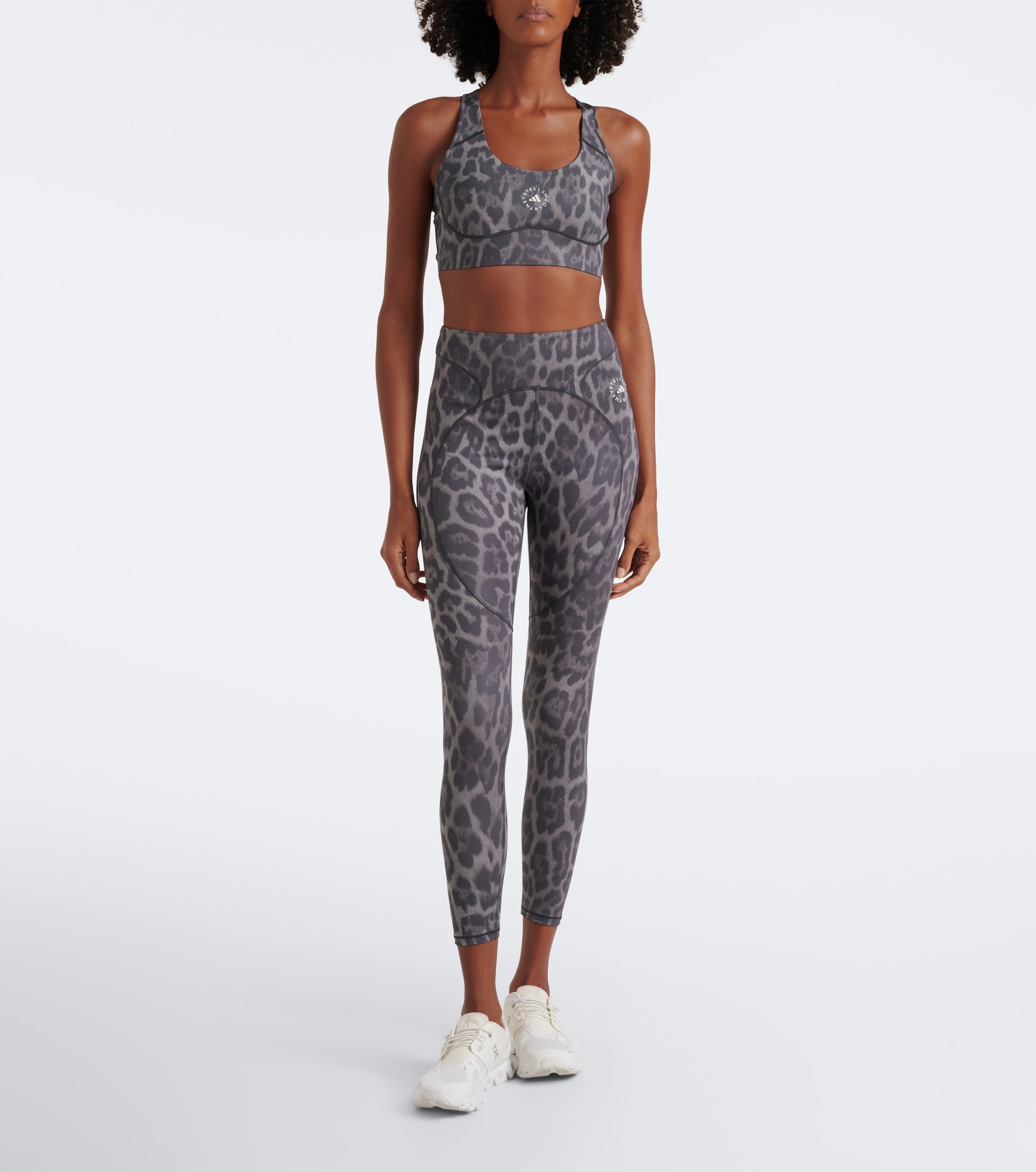 adidas by Stella McCartney Adidas by Stella McCartney TruePurpose leopard-print leggings