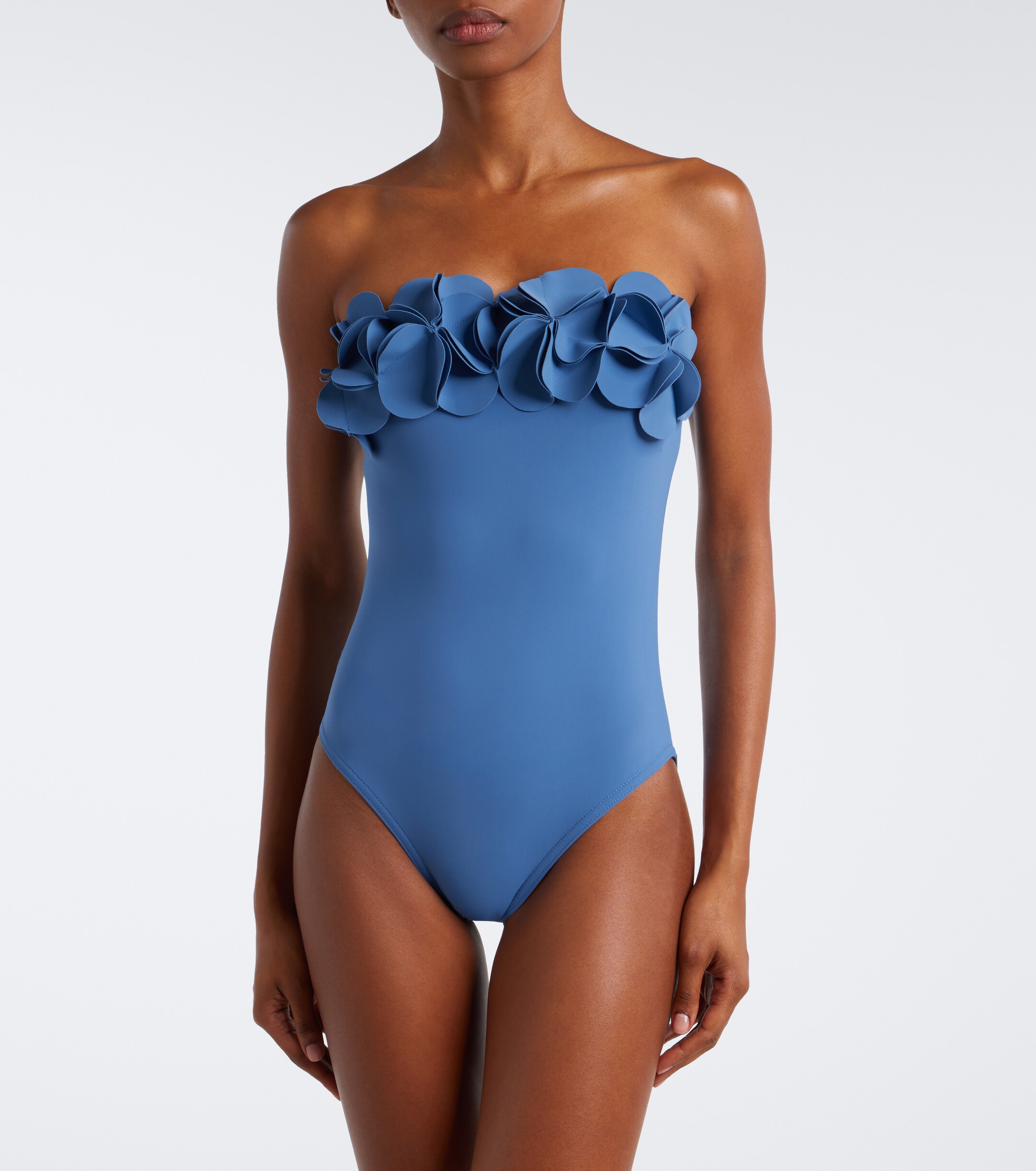 Karla Colletto Karla Colletto Tess floral-appliqué swimsuit
