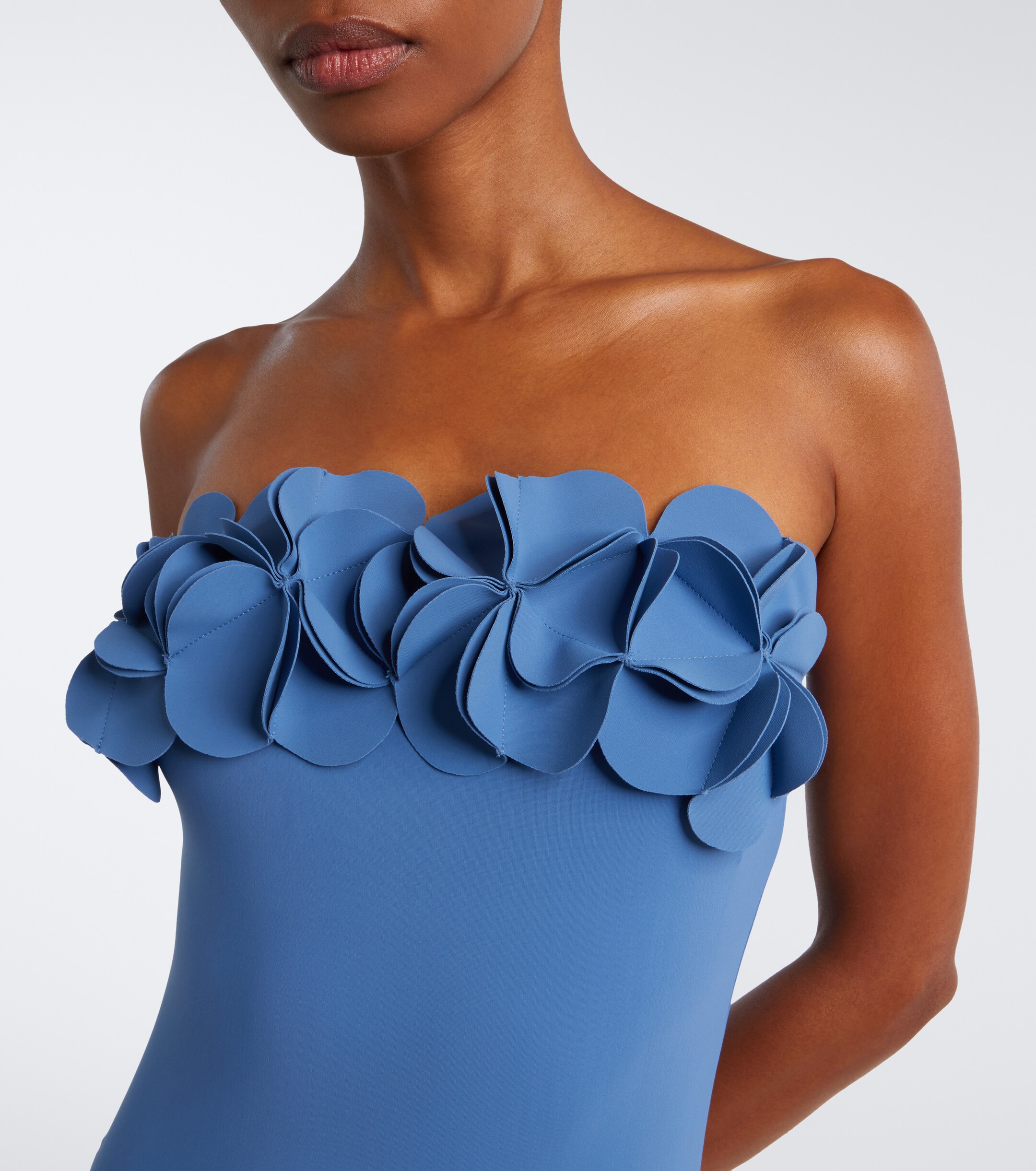 Karla Colletto Karla Colletto Tess floral-appliqué swimsuit