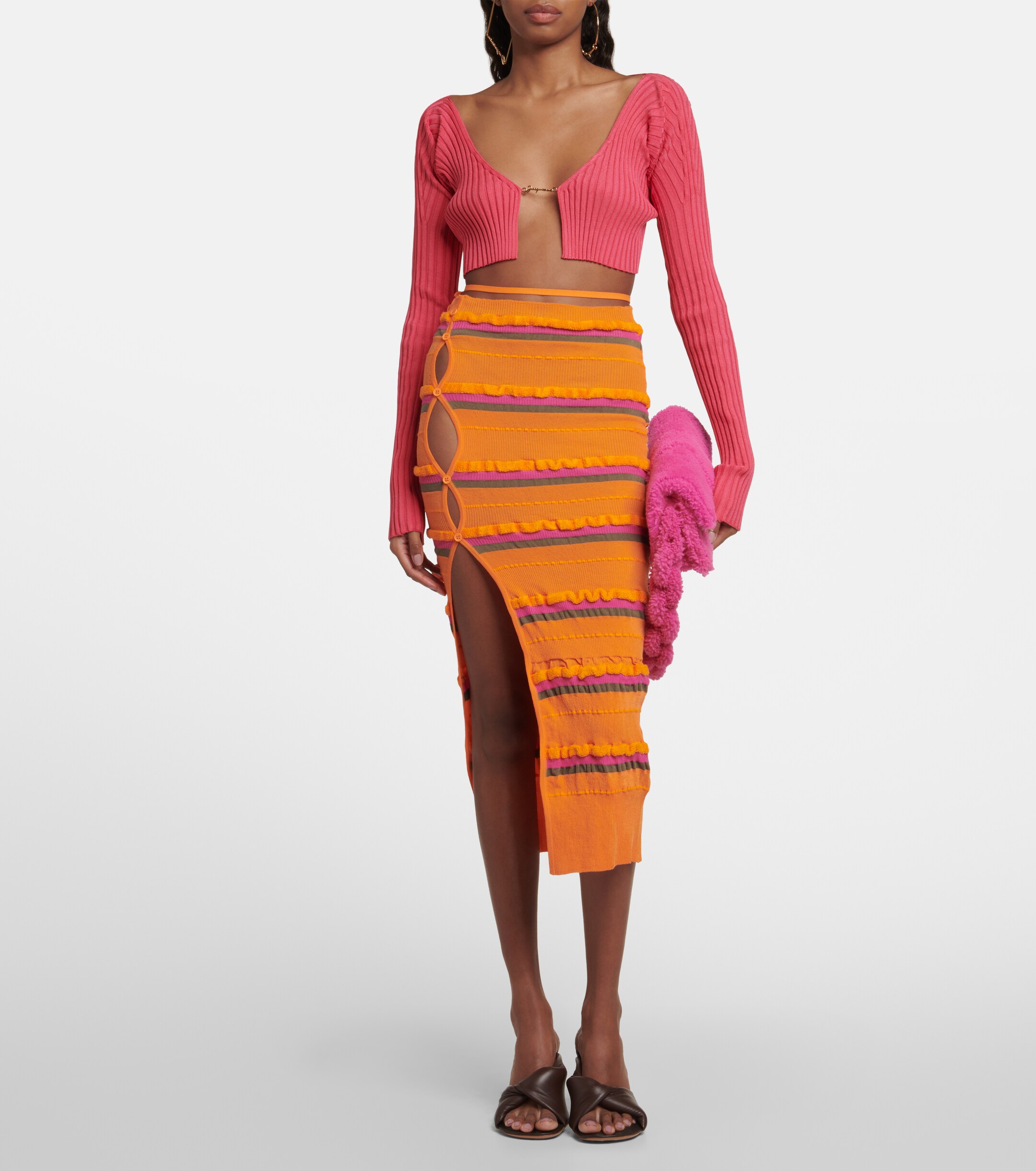 Jacquemus La Maille Pralu cropped cardigan