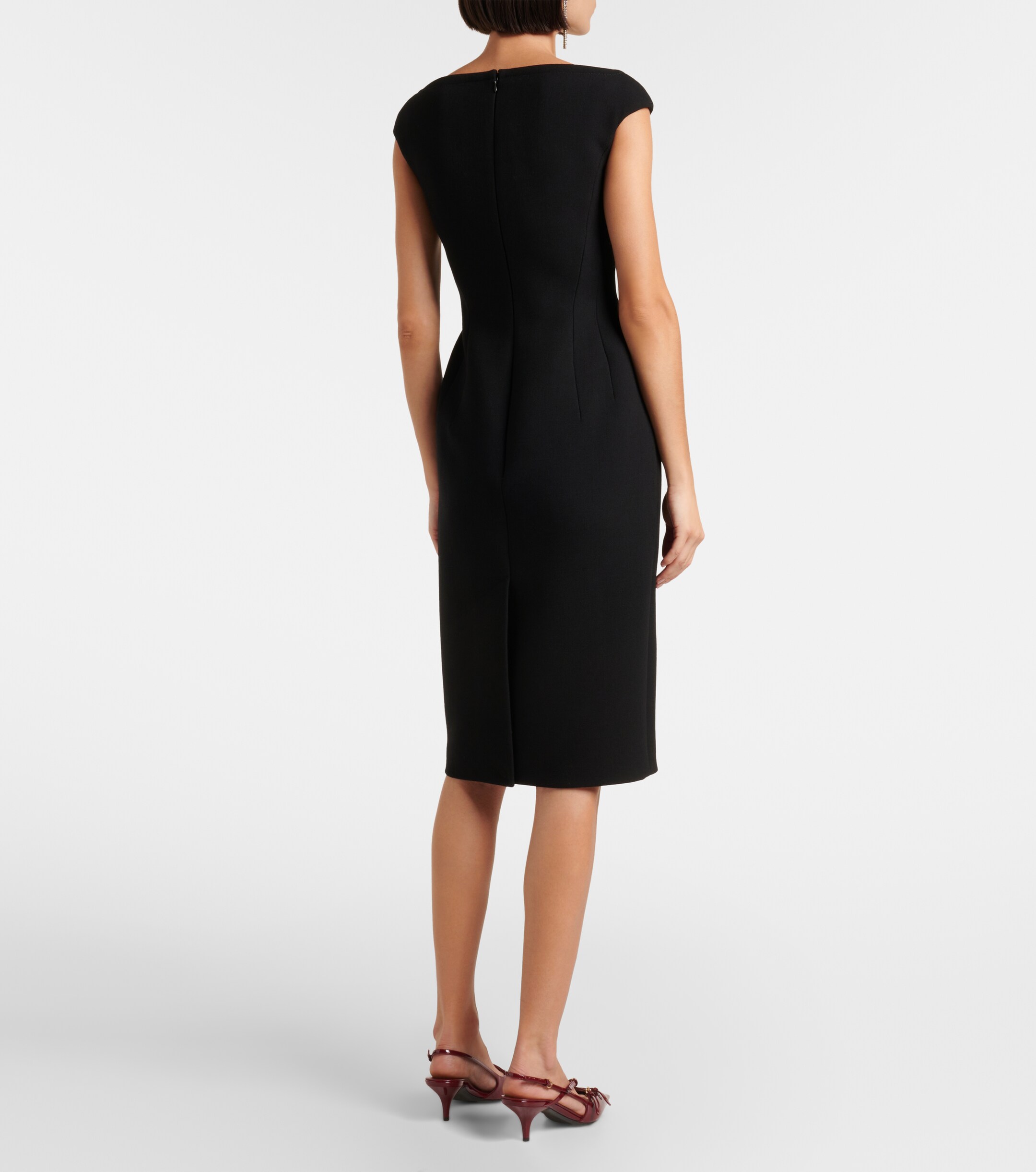 Miu Miu Scoop-neck midi dress