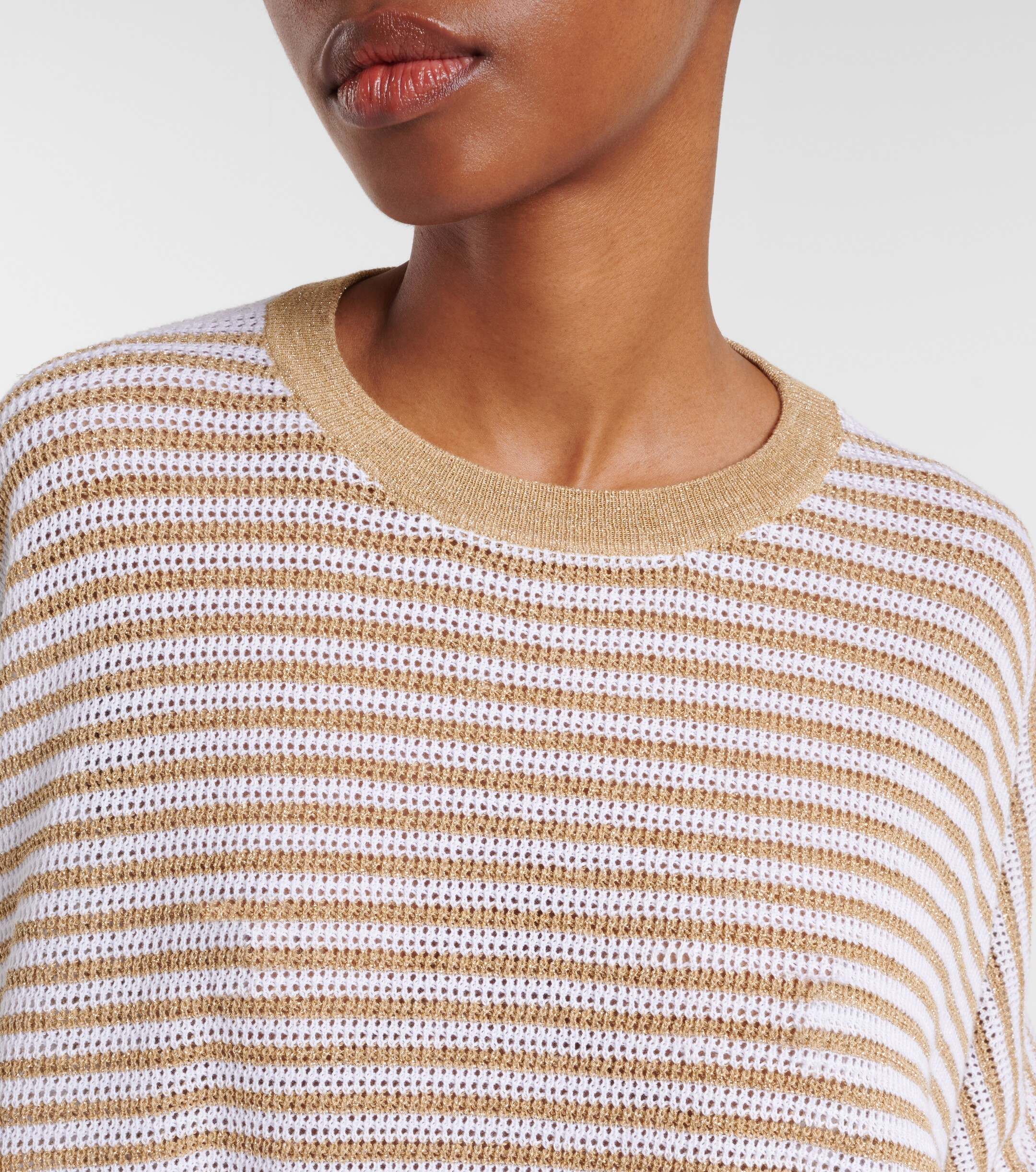 Brunello Cucinelli Brunello Cucinelli Knitted striped top