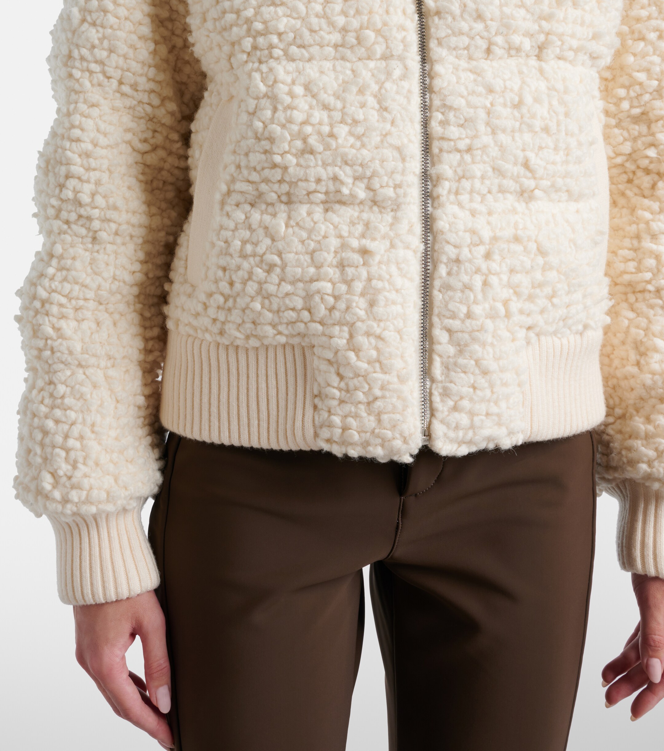 PERFECT MOMENT Perfect Moment Après wool down bomber jacket