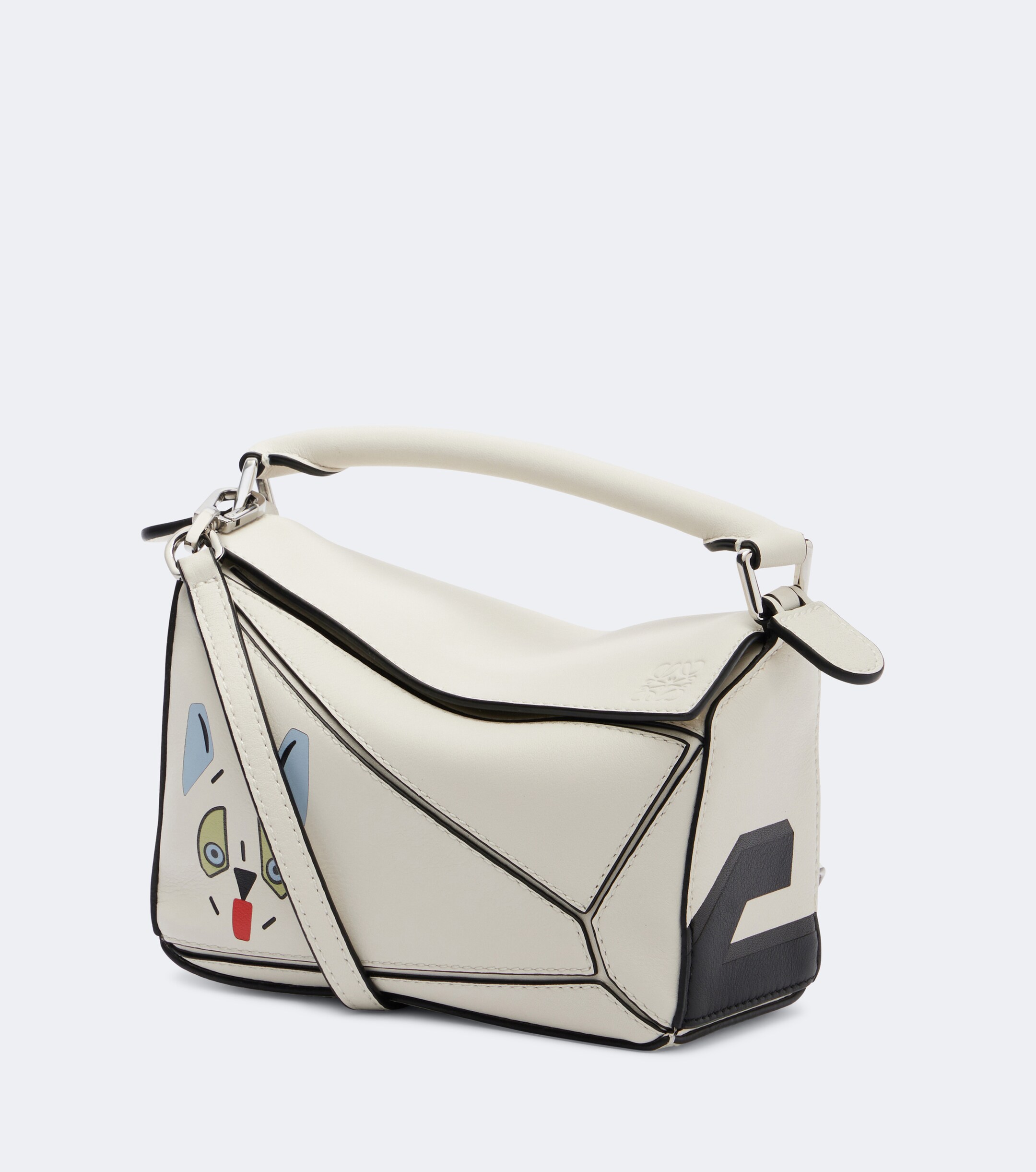 Loewe x Louis Wain Futurist Cat Puzzle Mini top-handle bag