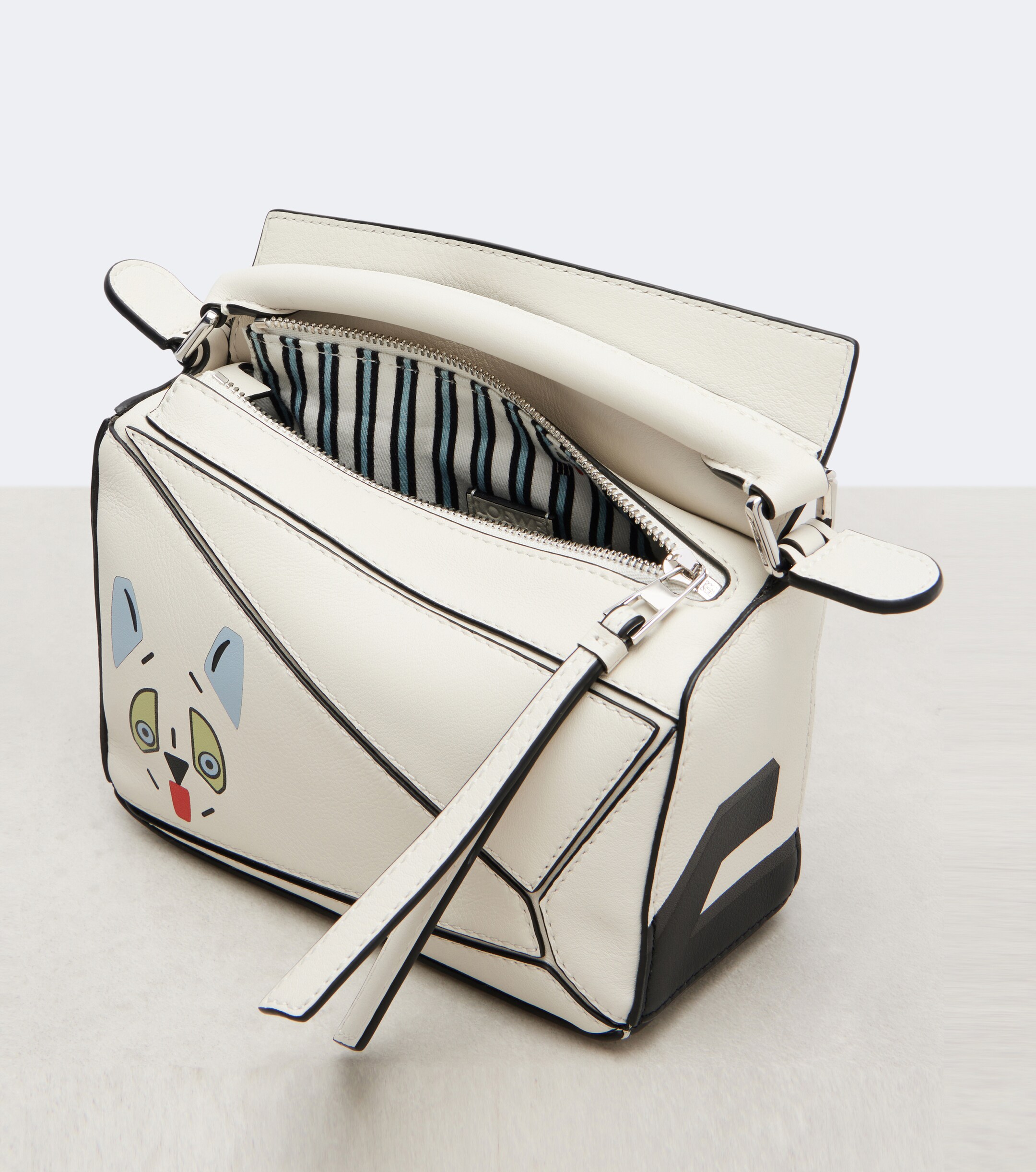 Loewe x Louis Wain Futurist Cat Puzzle Mini top-handle bag