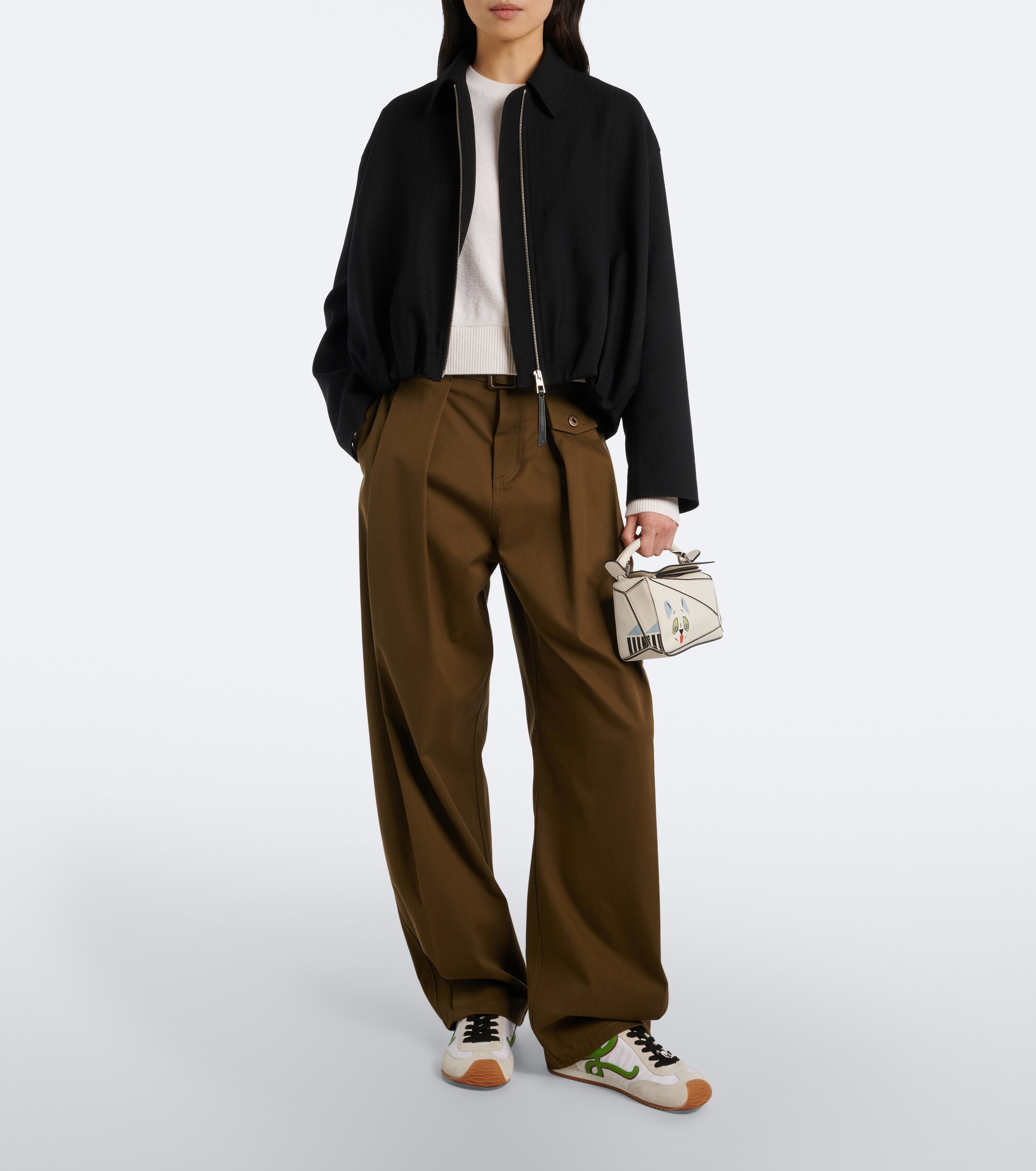 Loewe x Louis Wain Futurist Cat Puzzle Mini top-handle bag