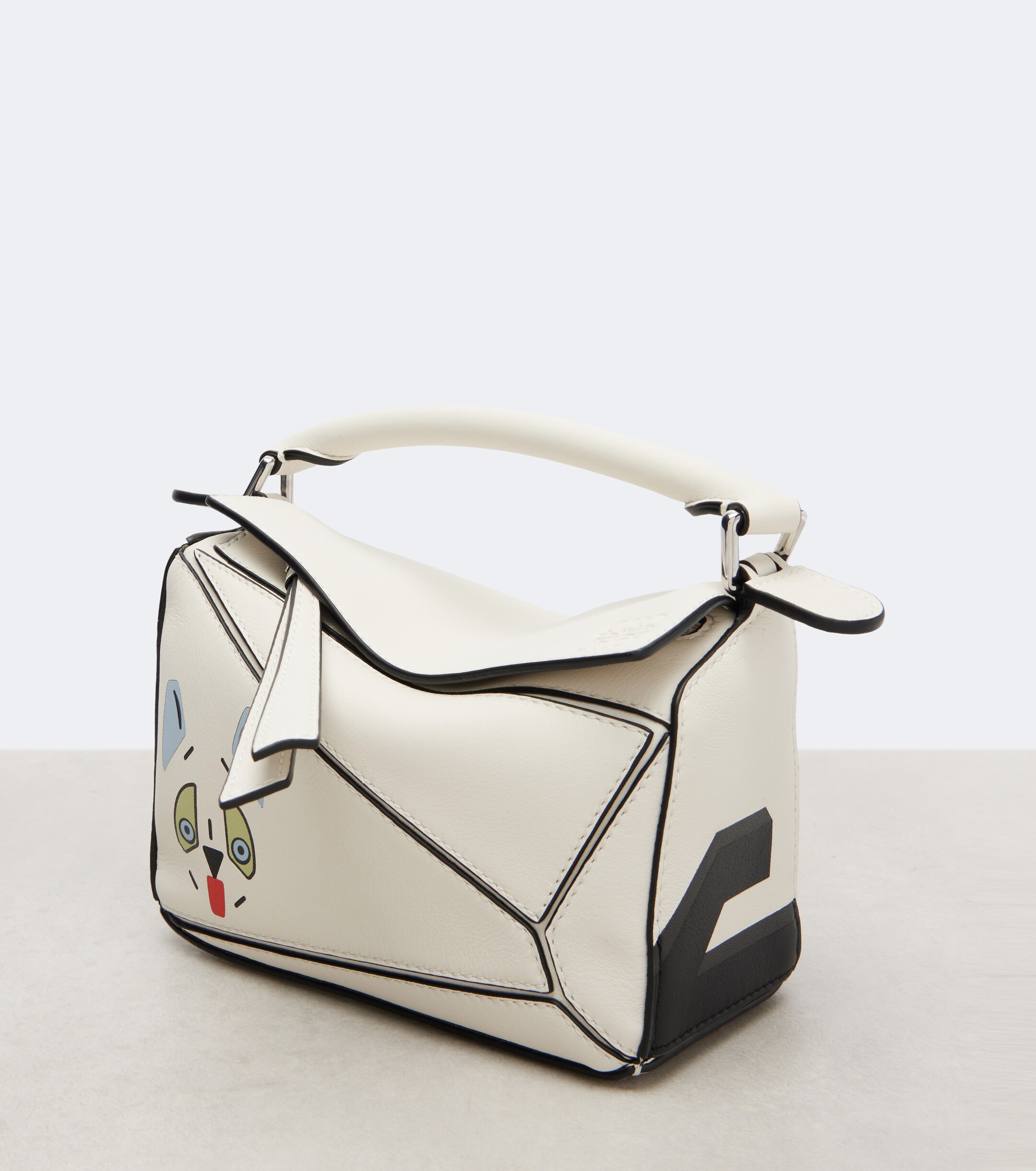 Loewe x Louis Wain Futurist Cat Puzzle Mini top-handle bag