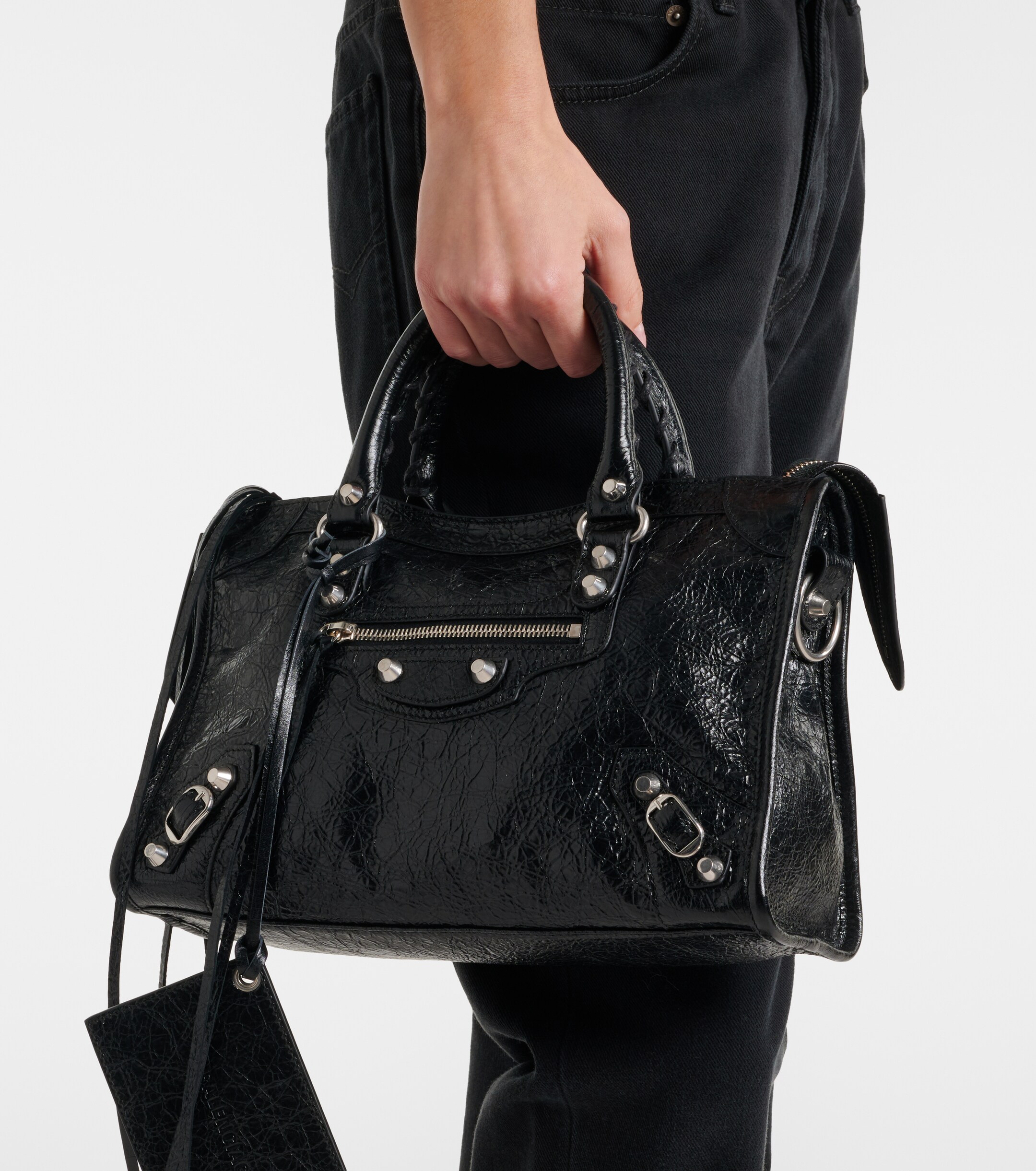 Balenciaga Le City Small leather top-handle bag