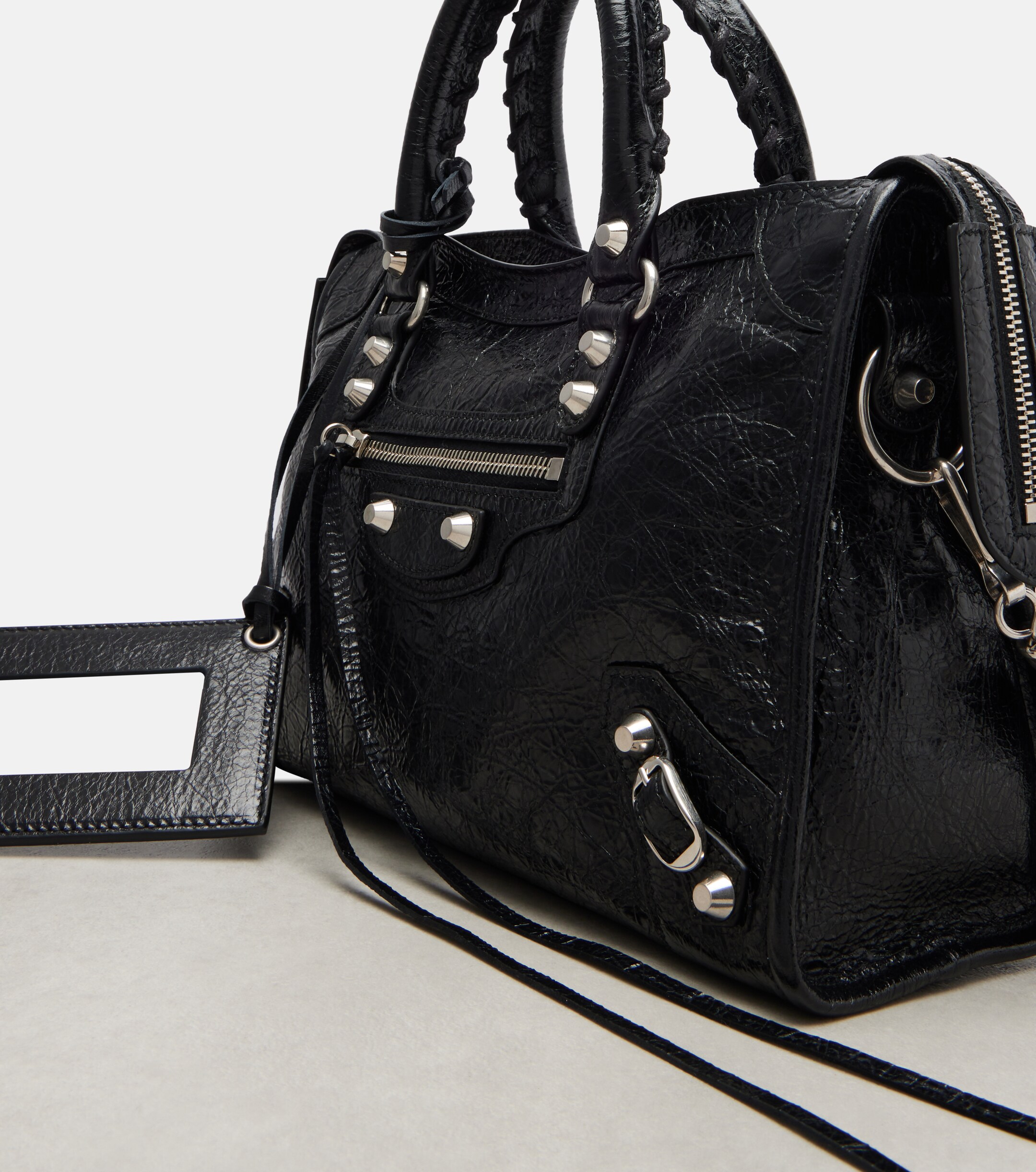 Balenciaga Le City Small leather top-handle bag