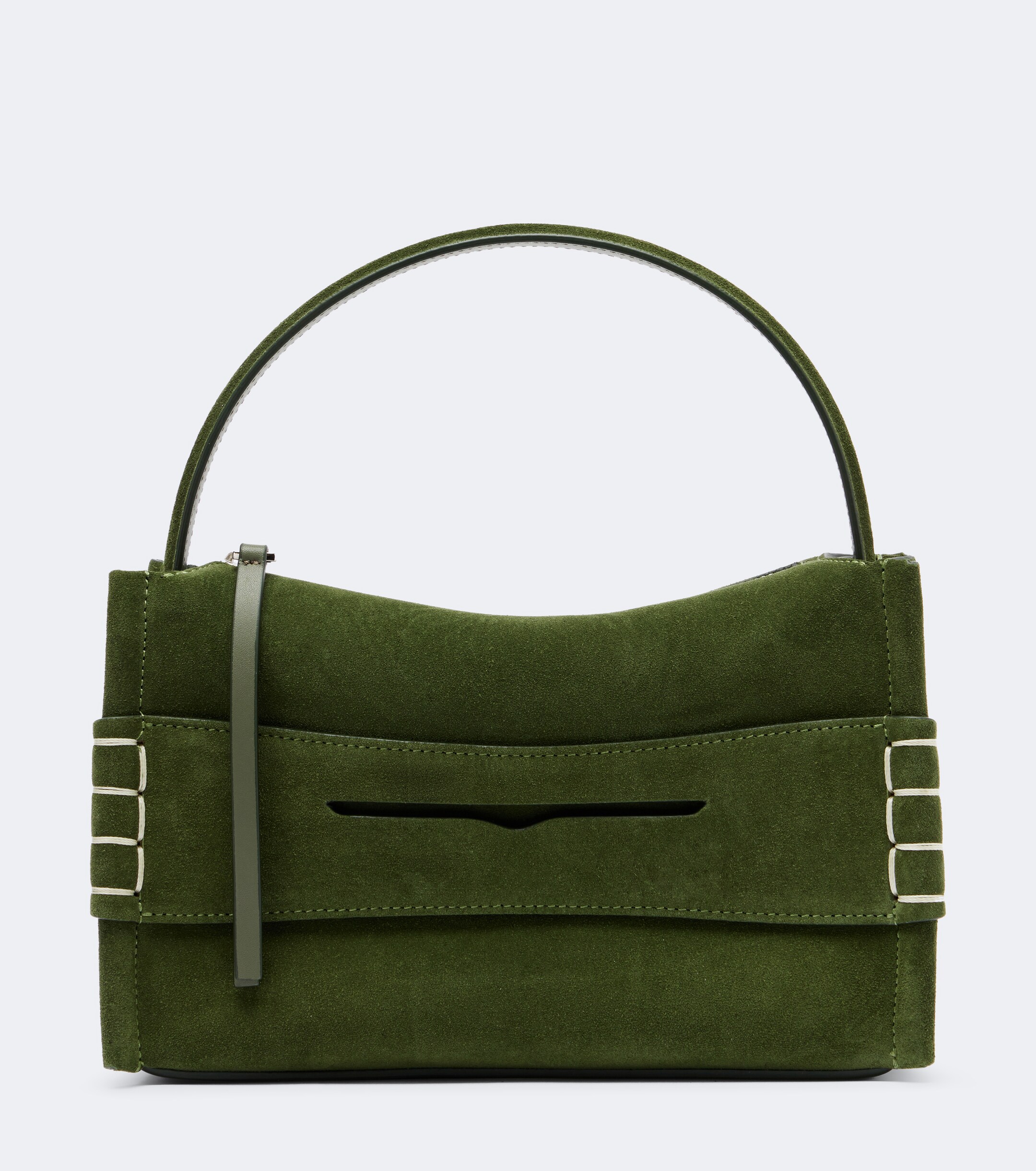 Jw Anderson Loafer Small suede top-handle bag