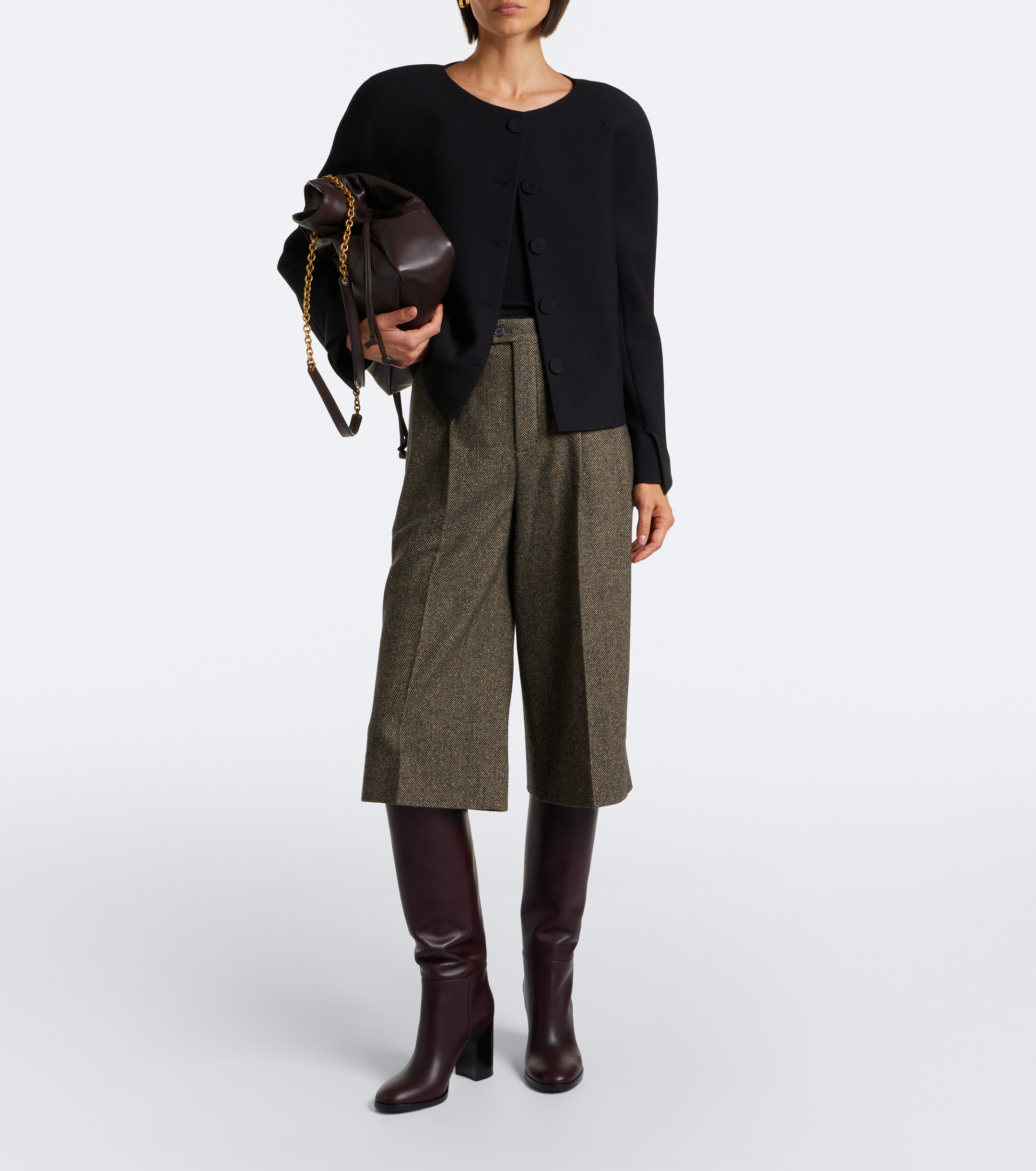 GIANVITO ROSSI Gianvito Rossi Santiago leather knee-high boots
