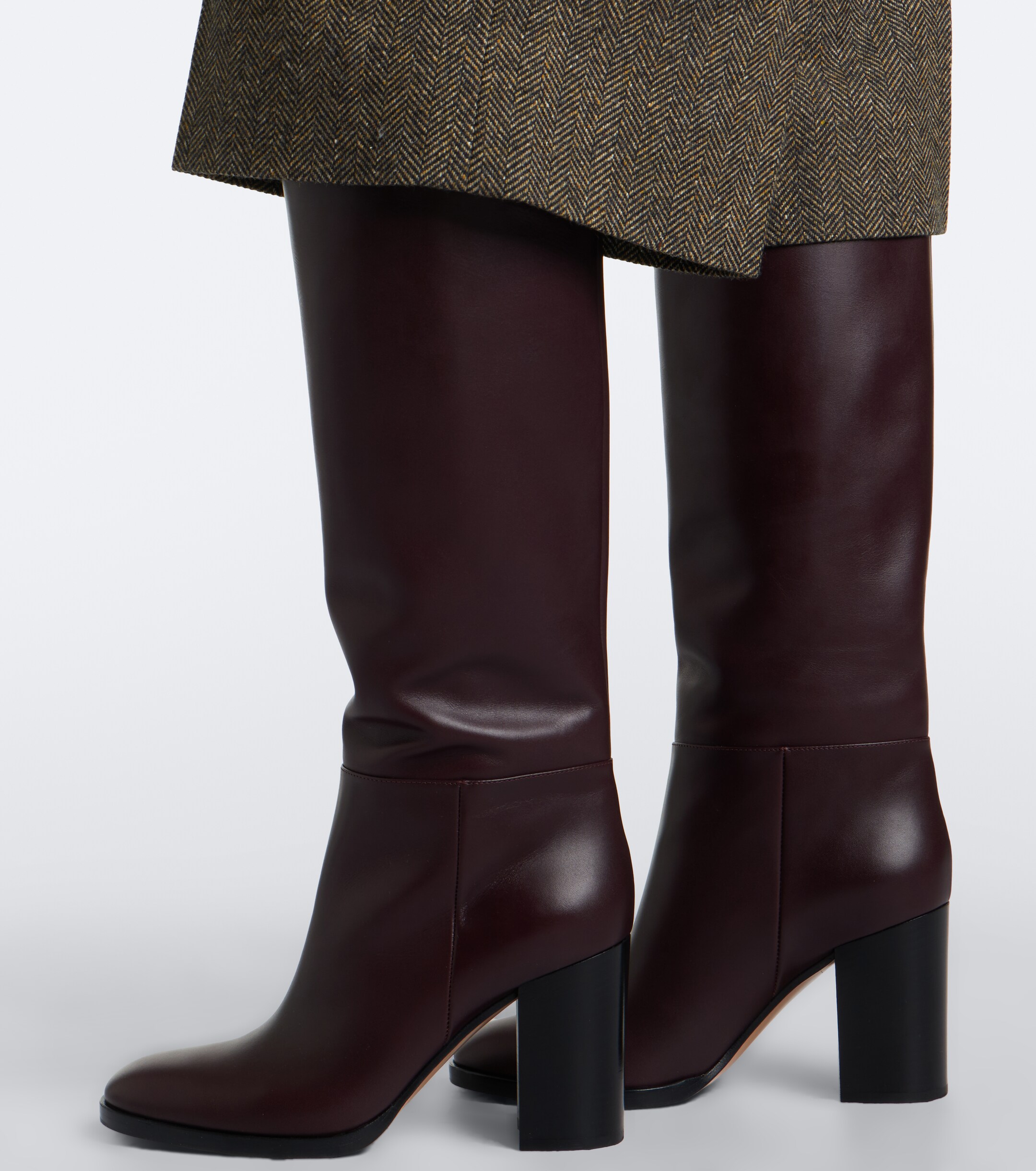 GIANVITO ROSSI Gianvito Rossi Santiago leather knee-high boots