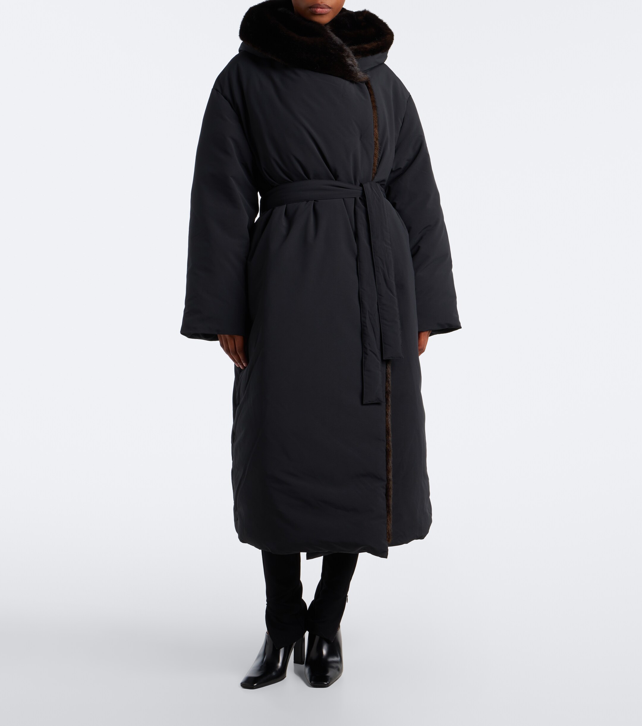 LOULOU DE SAISON Loulou de Saison Darcy belted down coat
