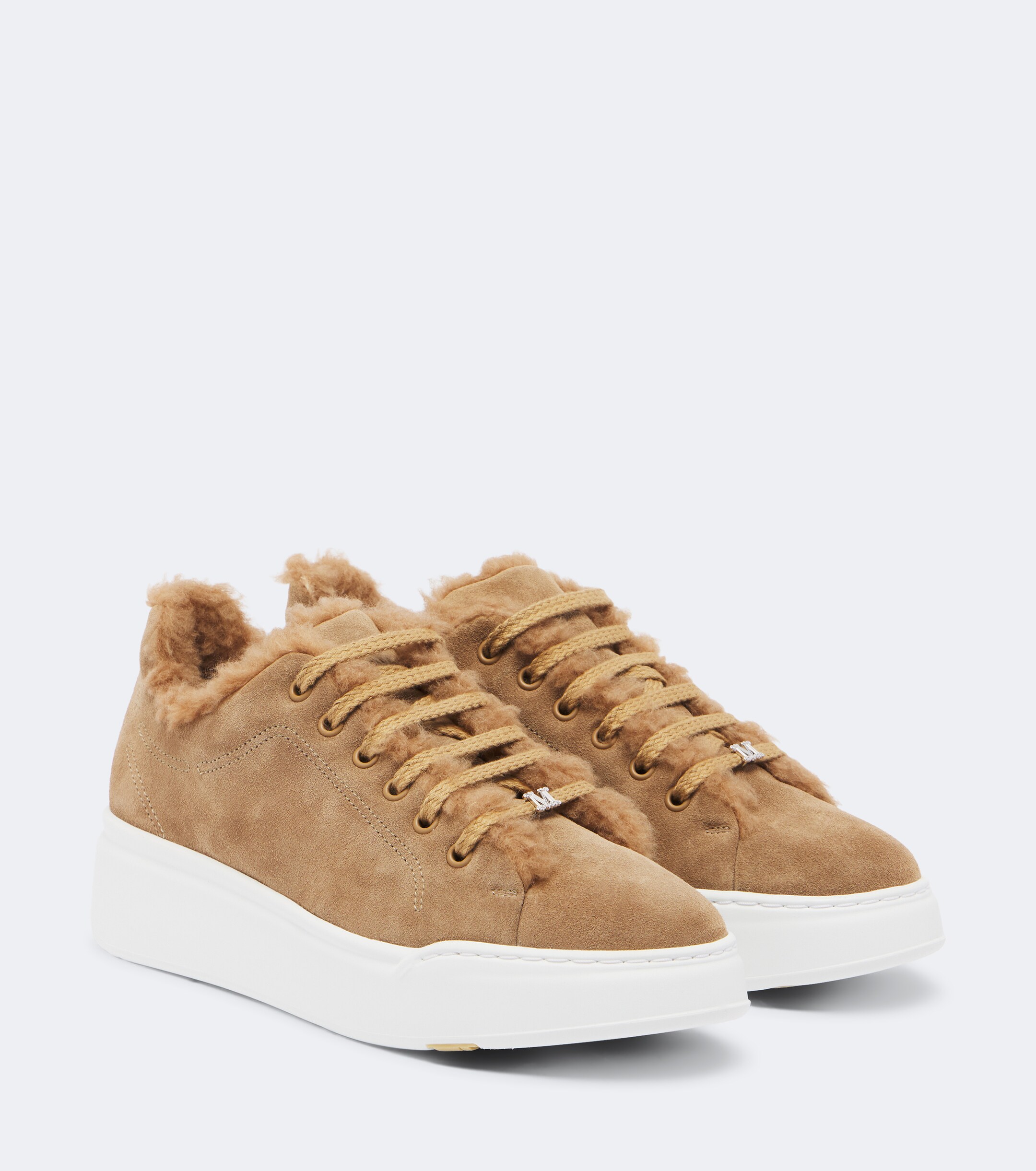 Max Mara Max Mara Suede low-top sneakers