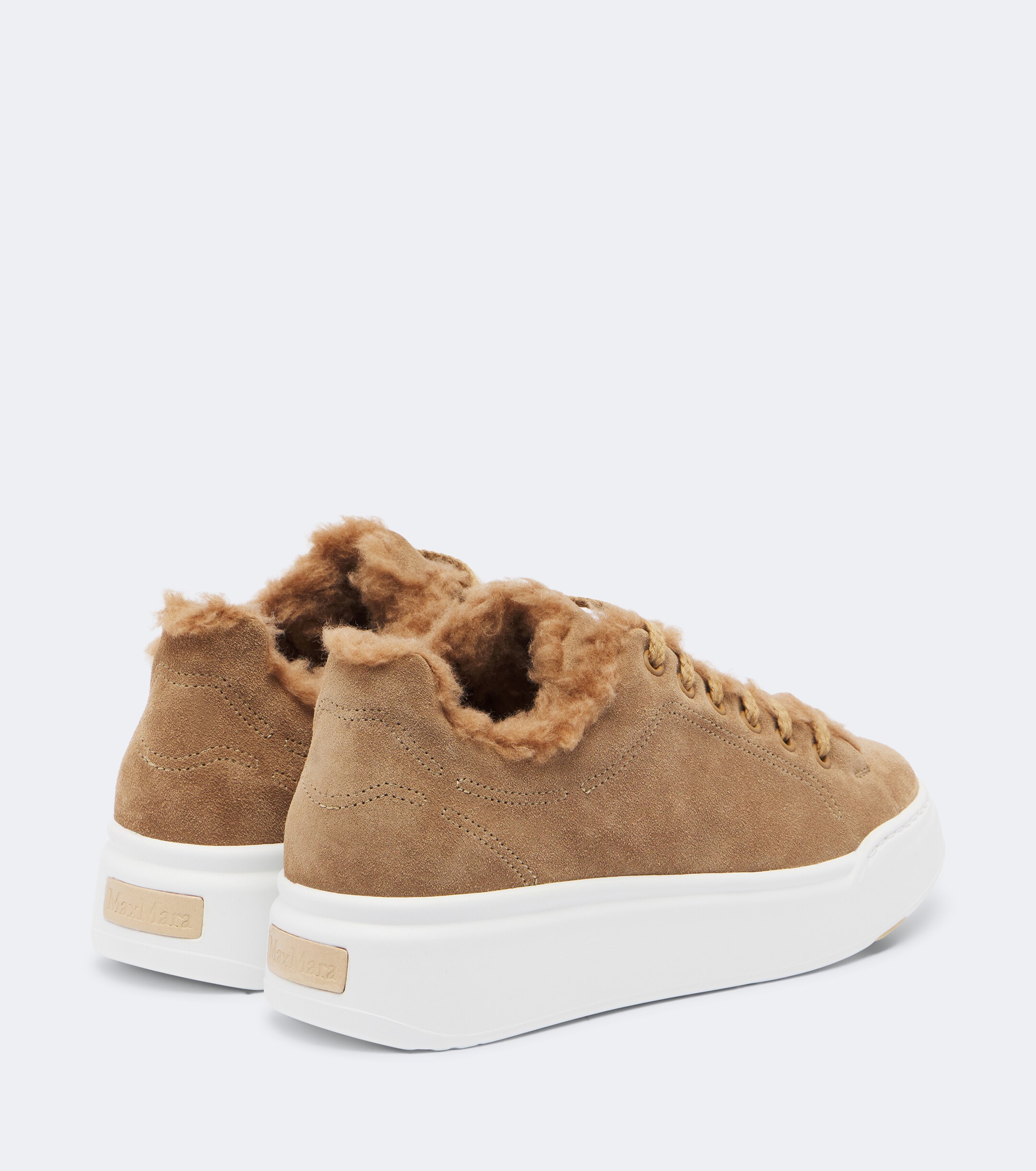 Max Mara Max Mara Suede low-top sneakers