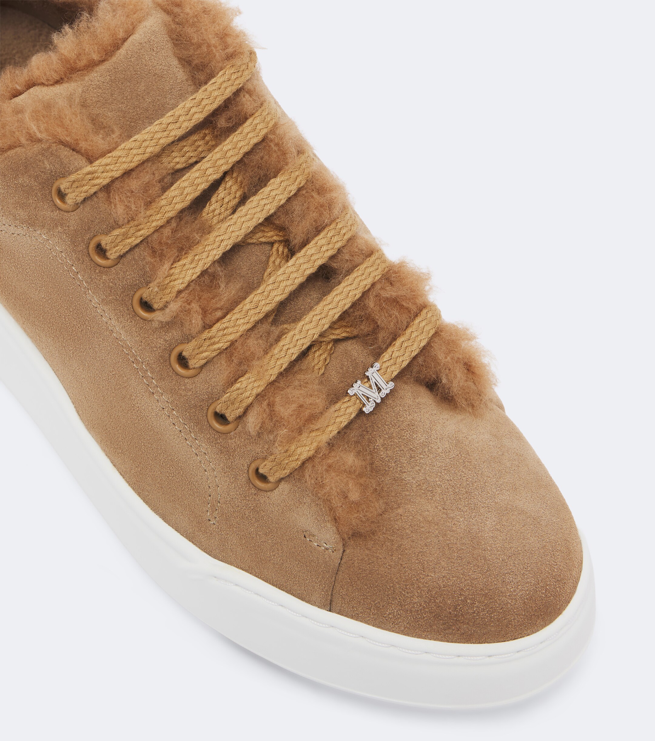 Max Mara Max Mara Suede low-top sneakers