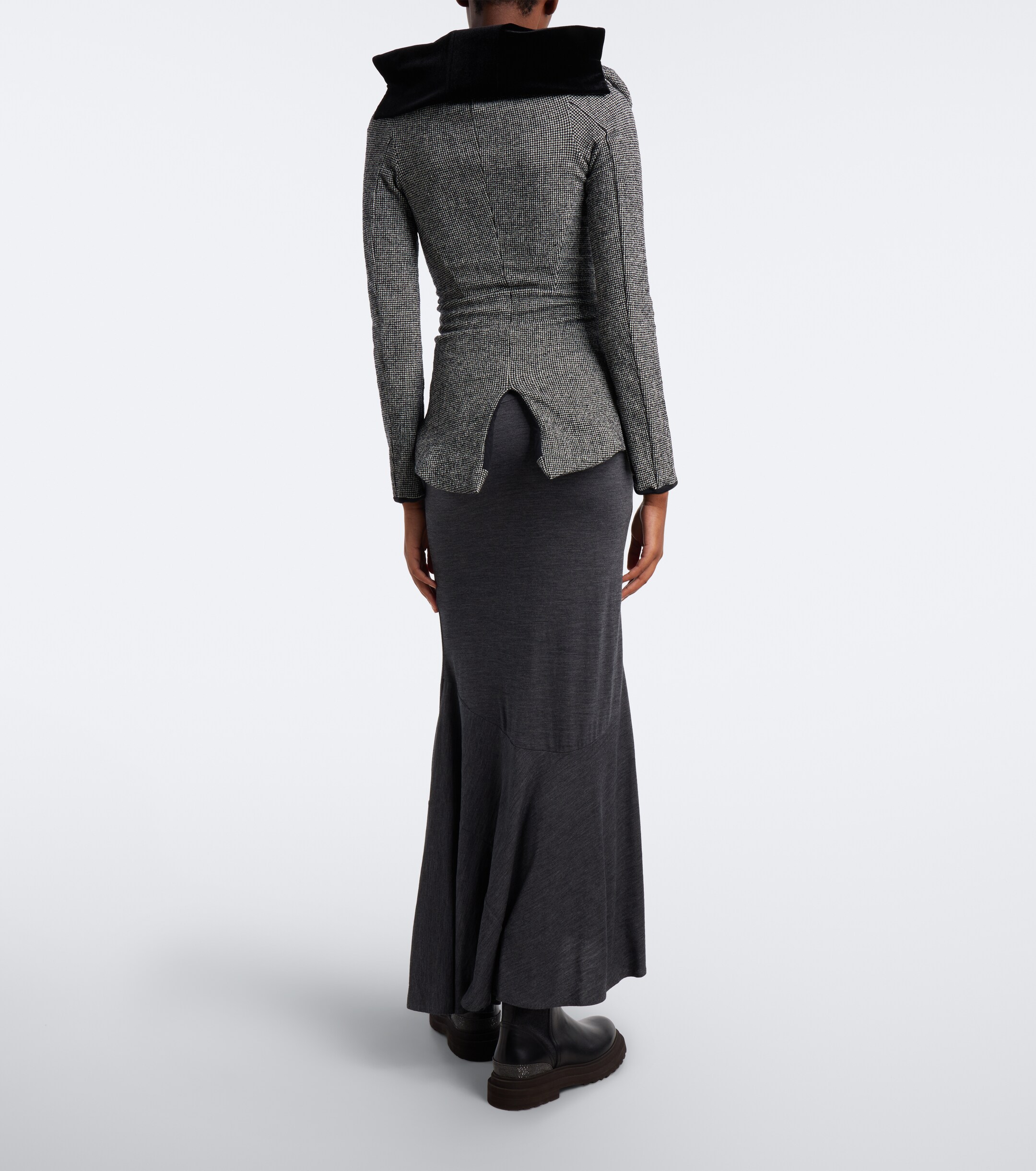 Junya Watanabe Junya Watanabe Wool jersey maxi skirt