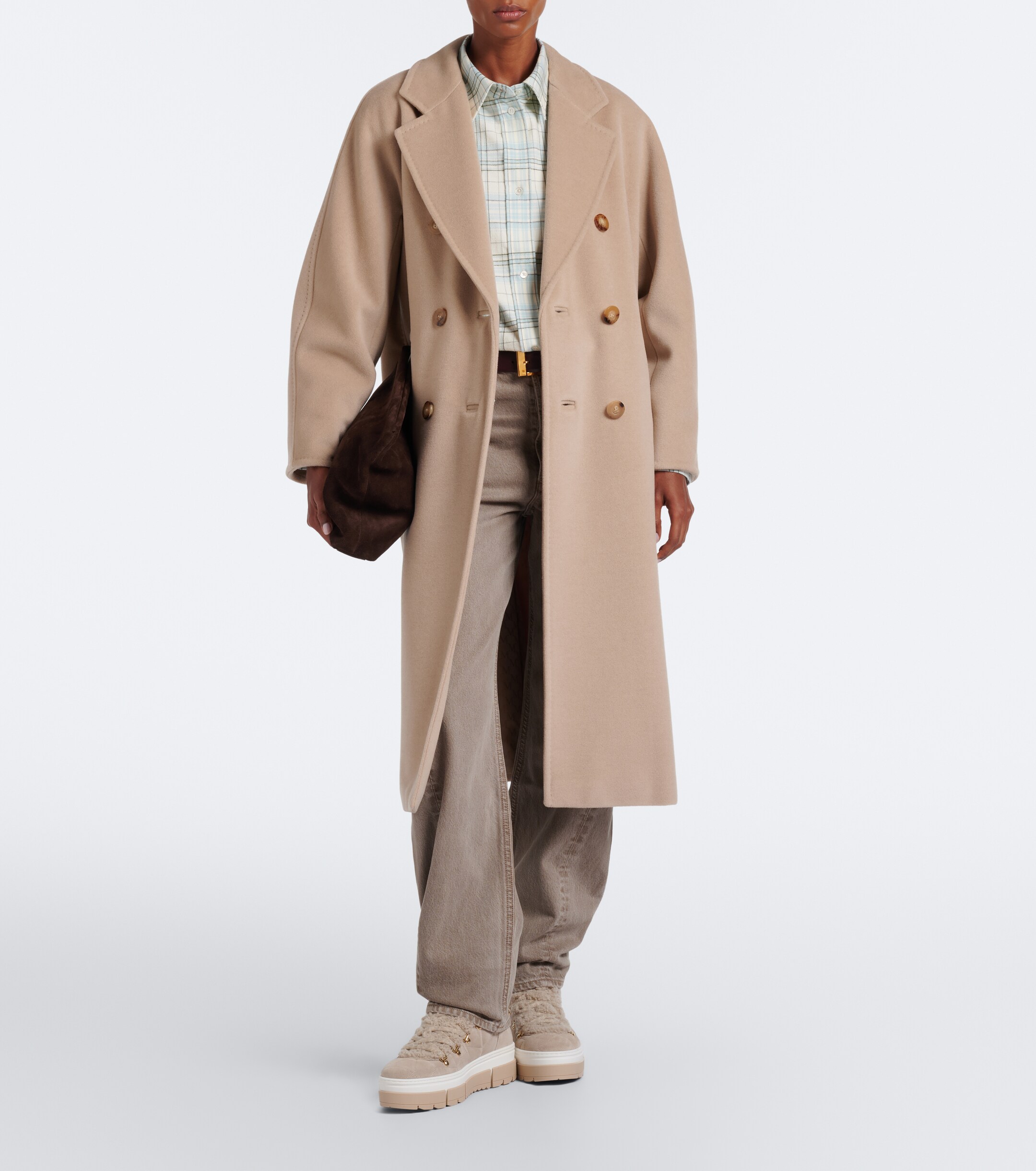 BOGNER Bogner Vaduz shearling and suede ankle boots