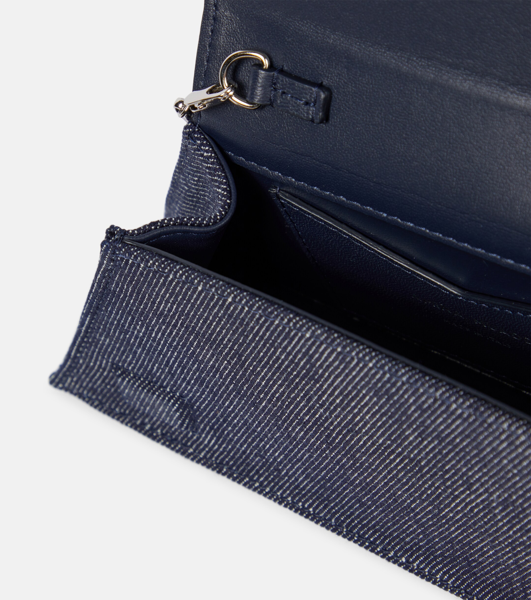 AMINA MUADDI Superamini Yigit denim clutch