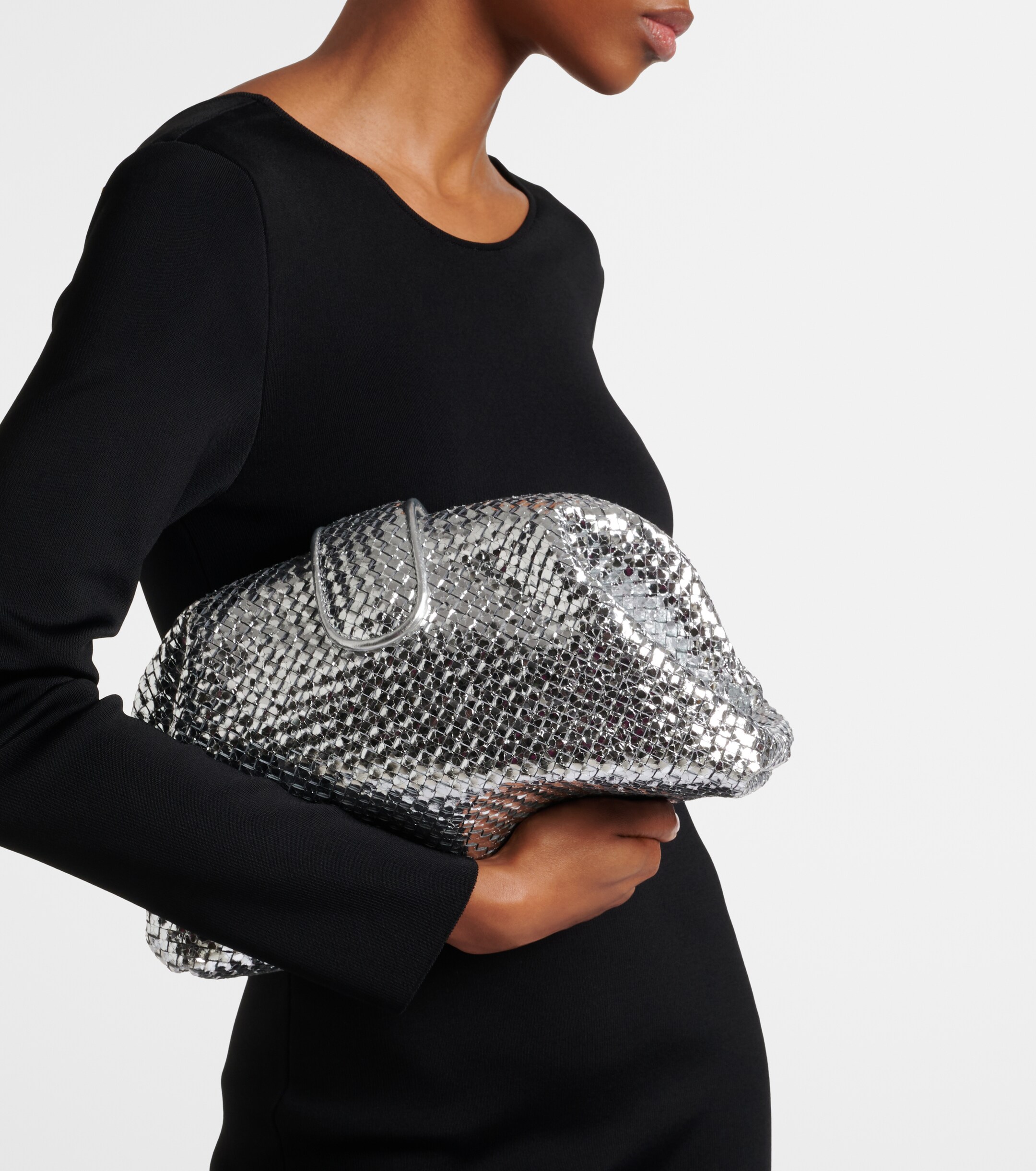 Bottega Veneta Lauren 1980 Medium leather clutch