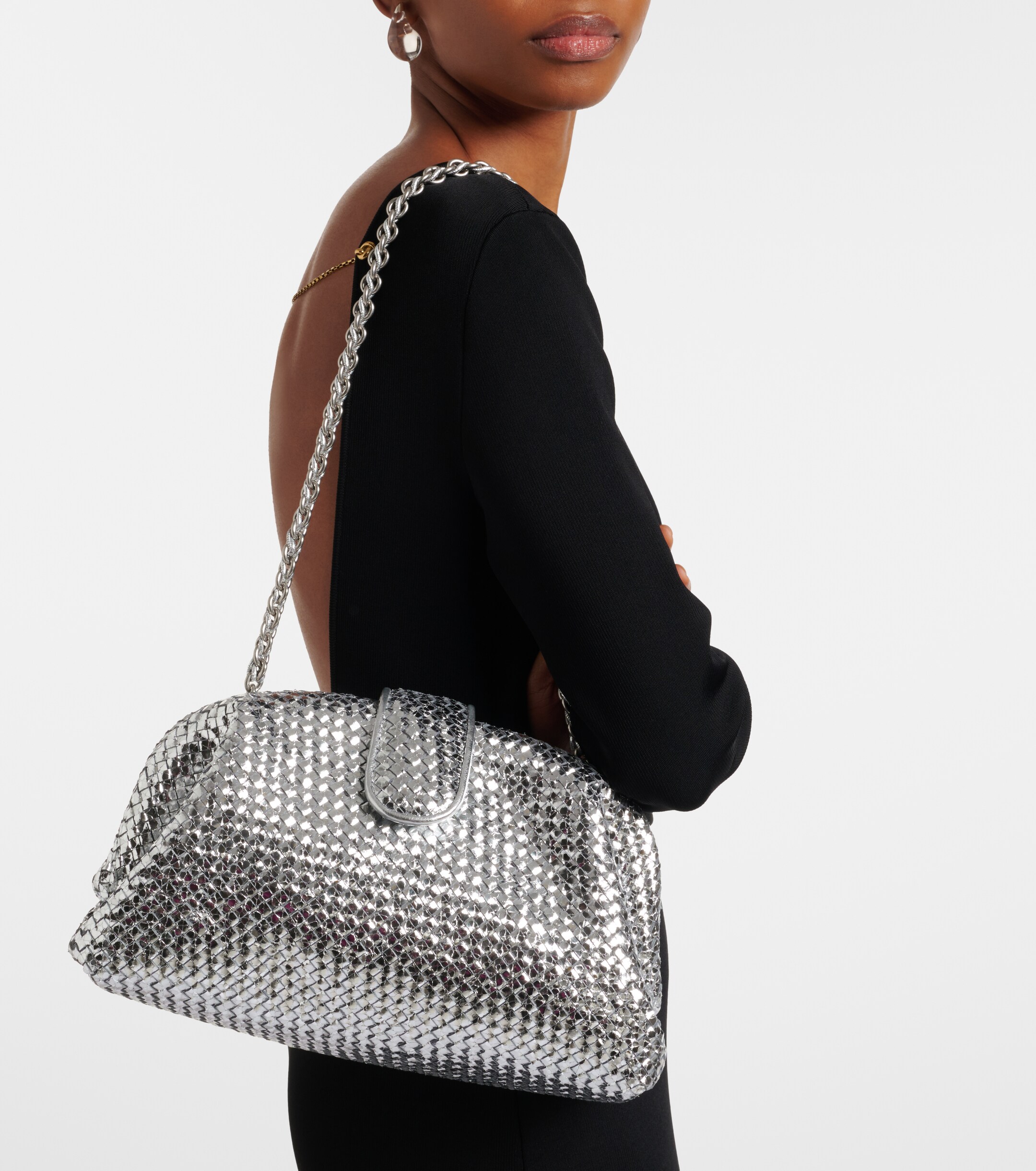 Bottega Veneta Lauren 1980 Medium leather clutch