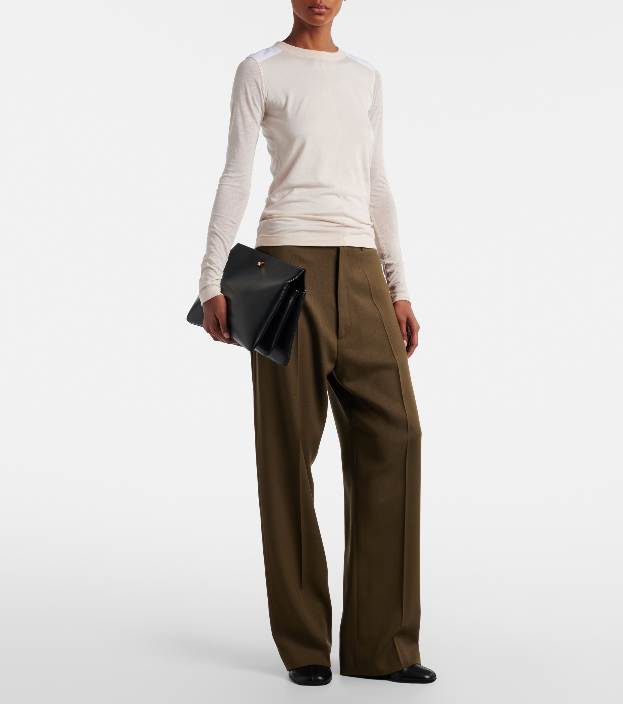 PHOEBE PHILO Triplex leather clutch thumbnail