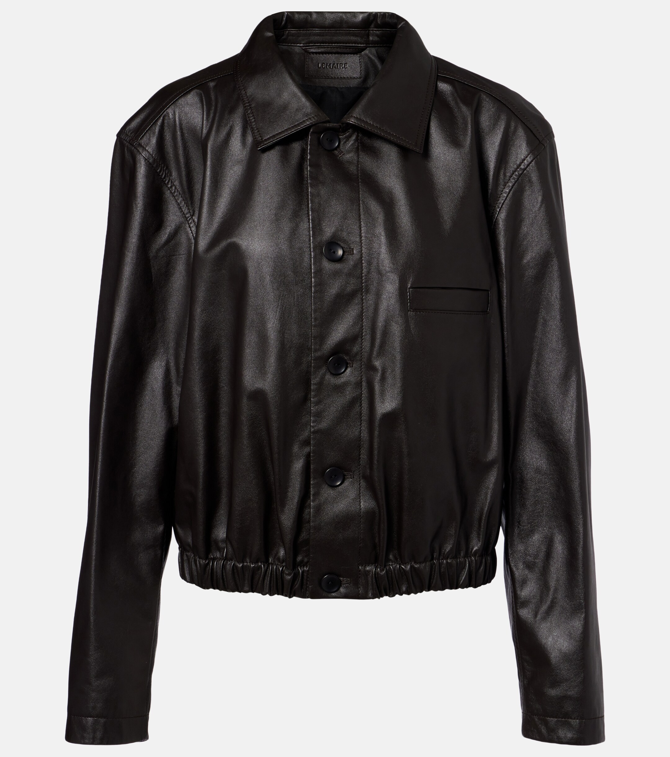 Lemaire - Leather jacket | Plush