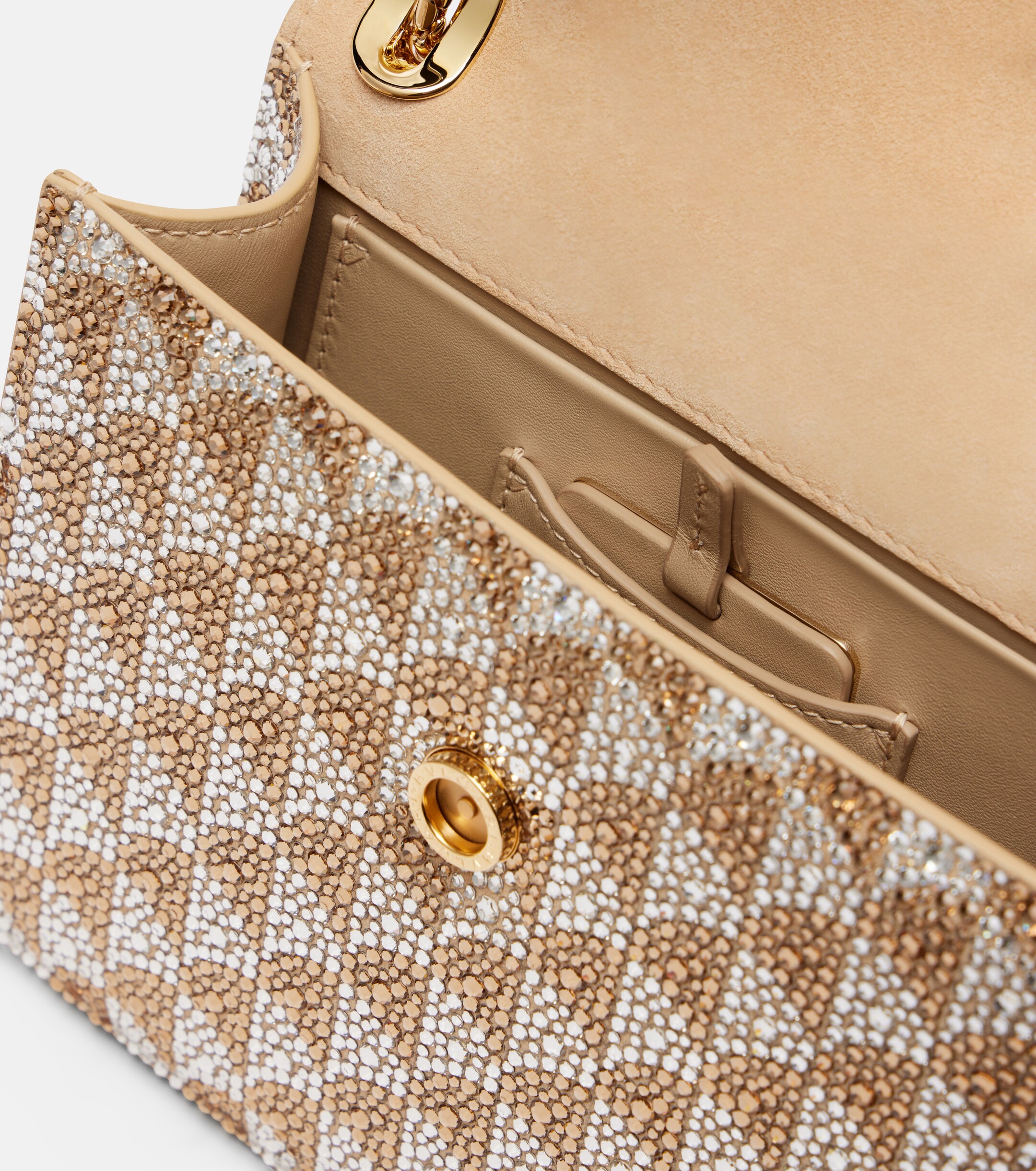 Bvlgari Serpenti Forever embellished crossbody bag thumbnail