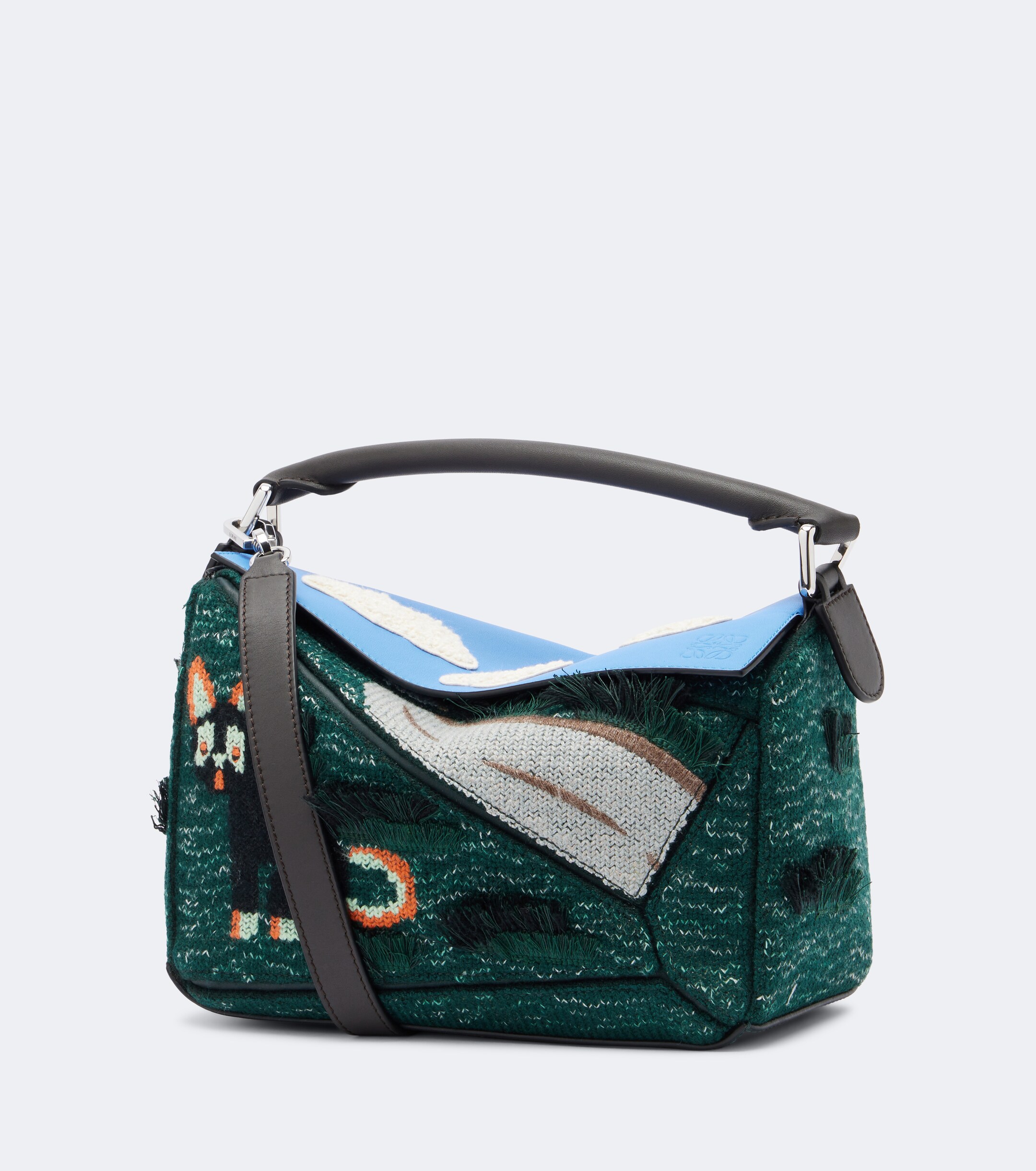 Loewe x Louis Wain Futurist Cat Puzzle top-handle bag