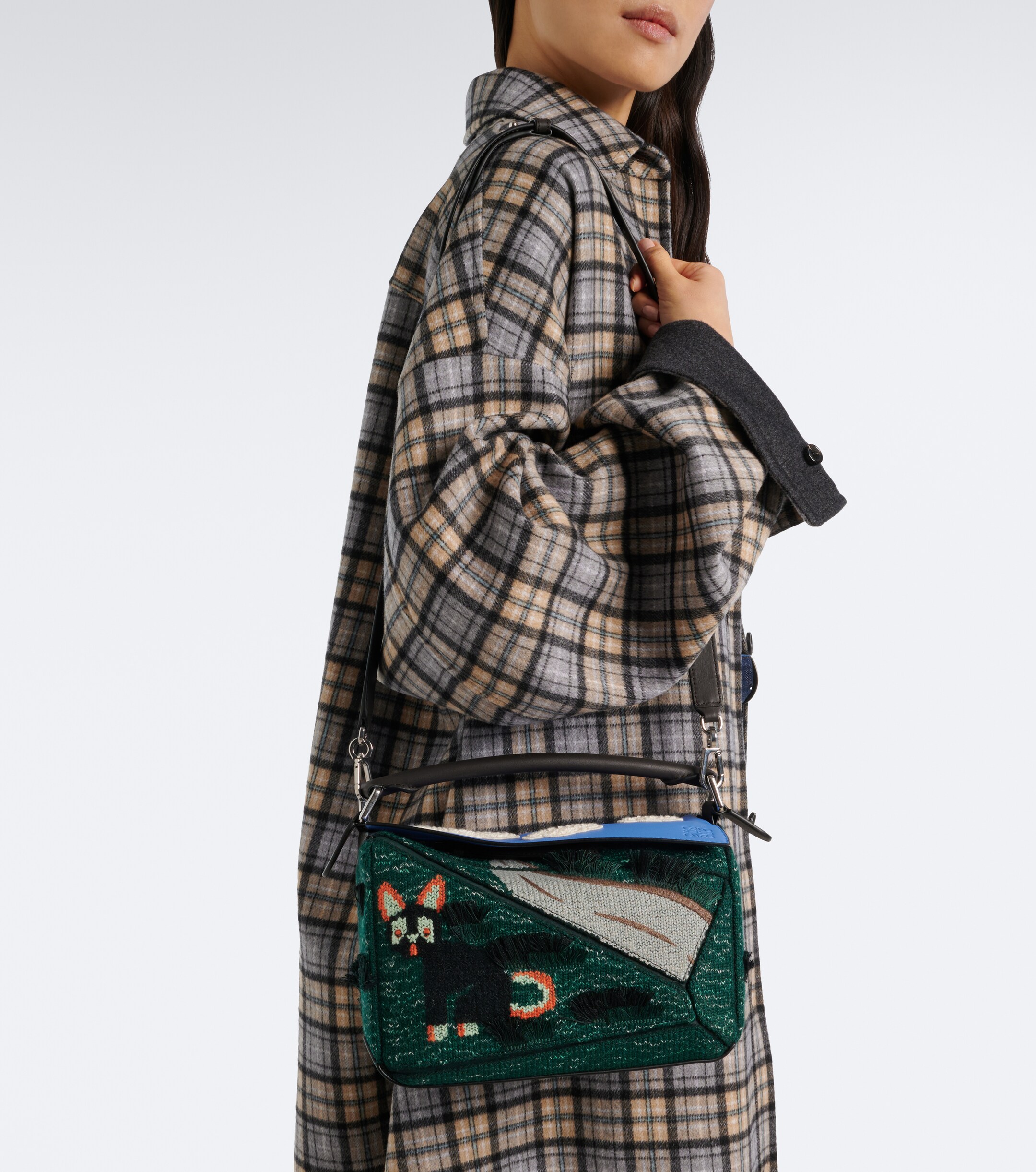 Loewe x Louis Wain Futurist Cat Puzzle top-handle bag