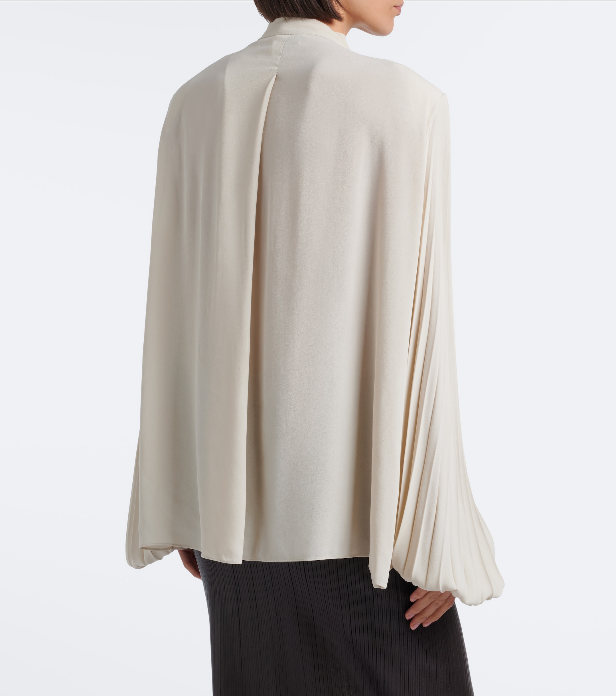 Tom Ford Tom Ford Plissé crêpe de chine blouse