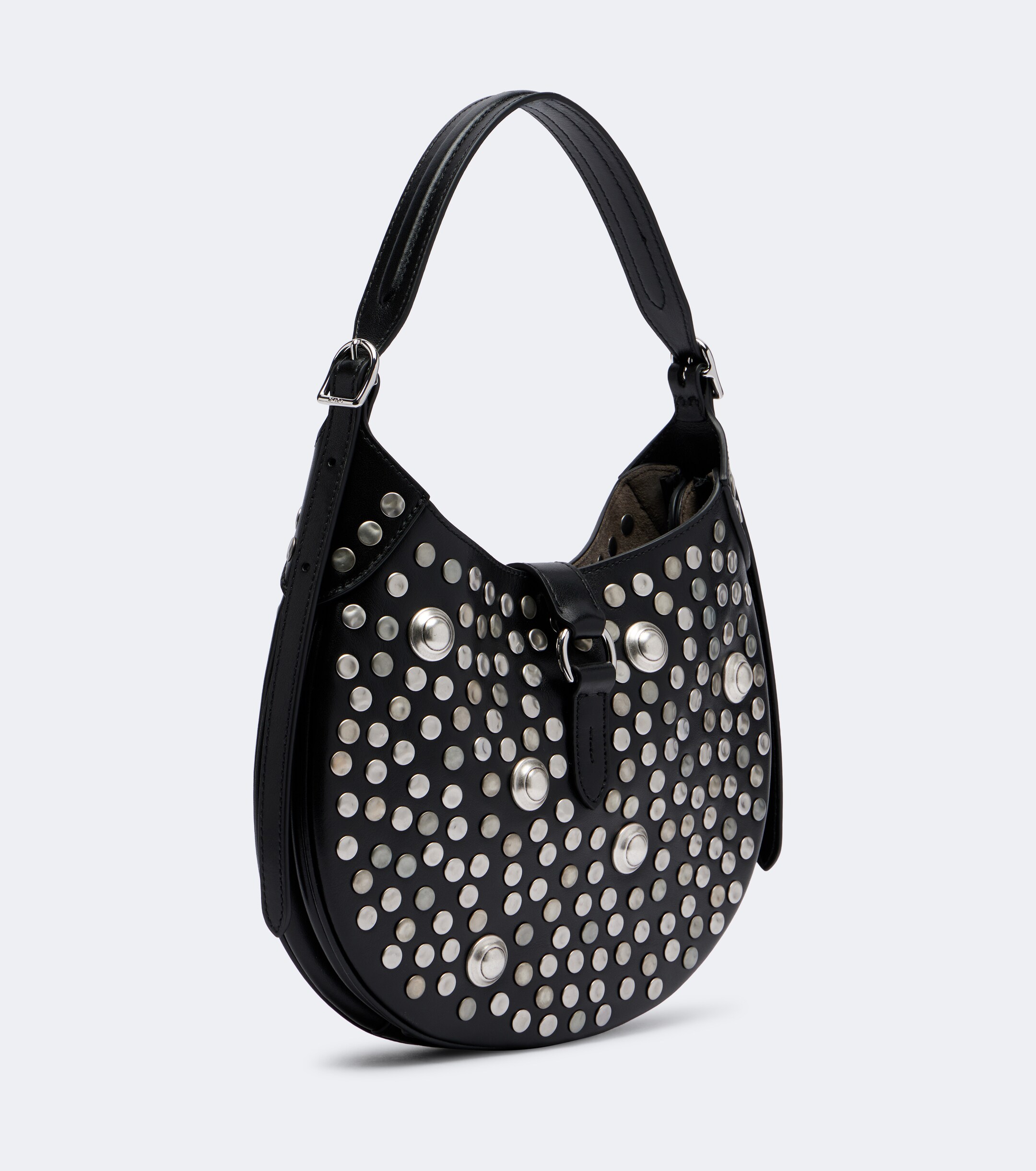 Polo Ralph Lauren Polo ID Small studded leather shoulder bag