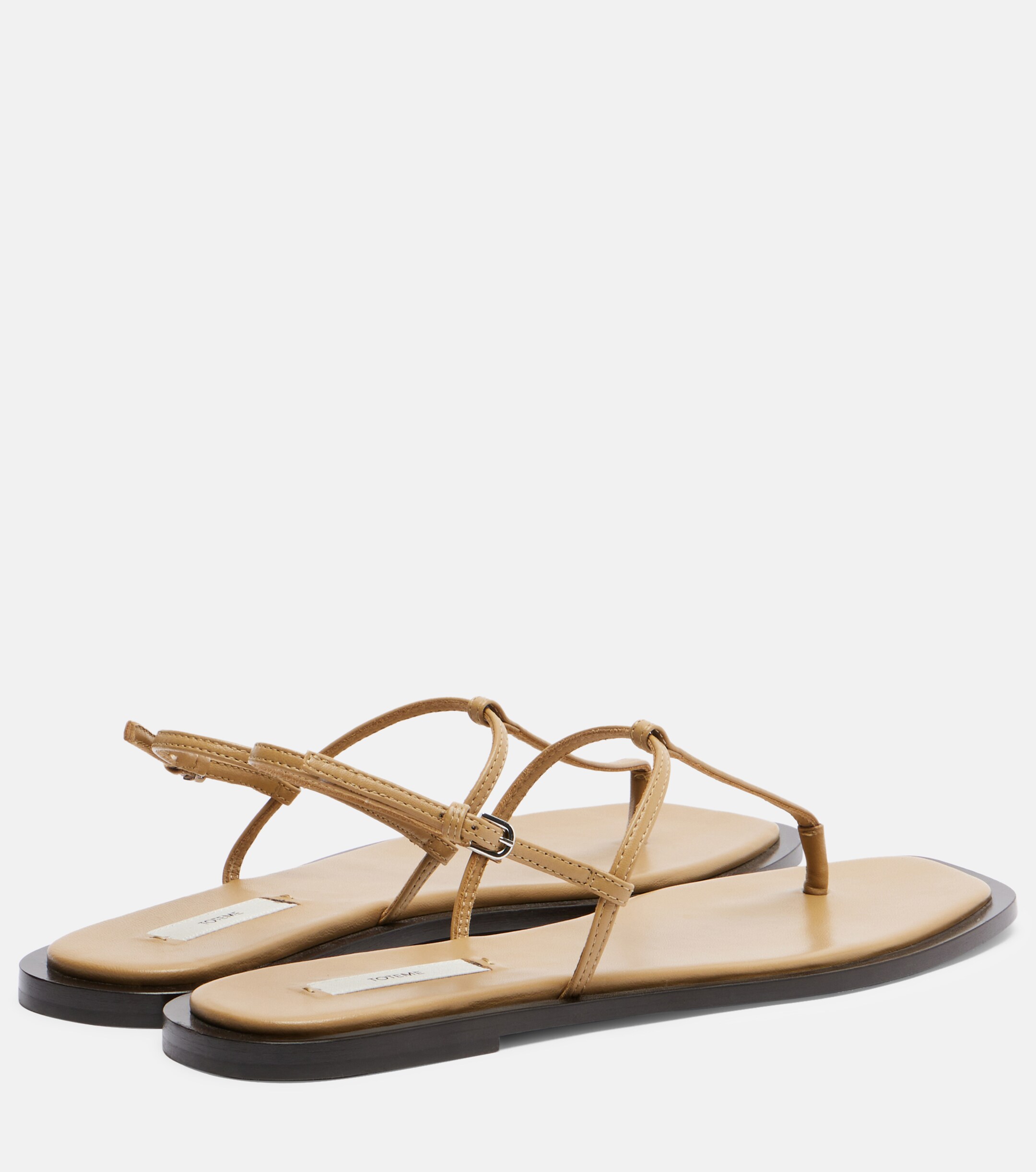 TOTEME Toteme Leather thong sandals