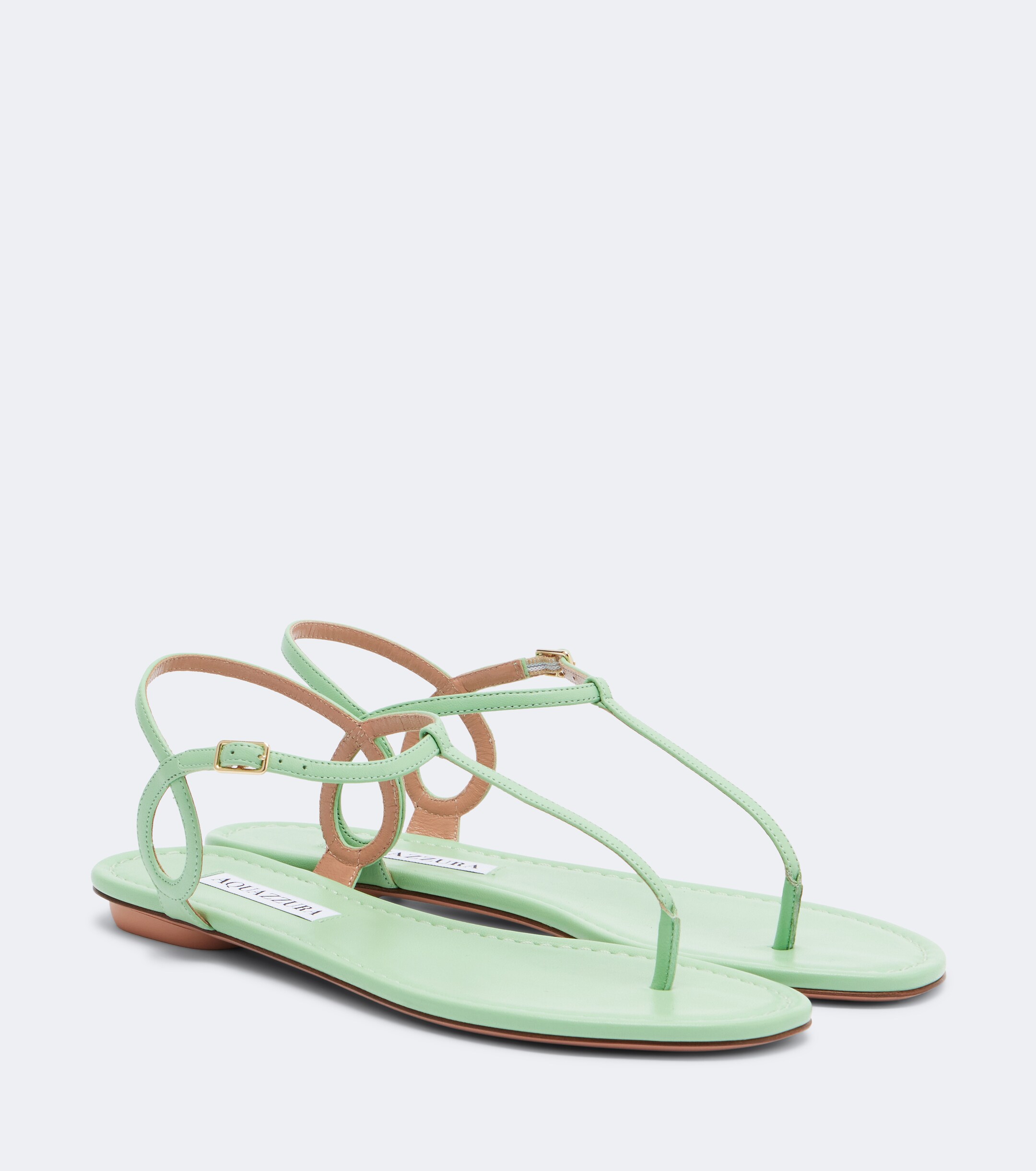 AQUAZZURA Aquazzura Almost Bare leather thong sandals