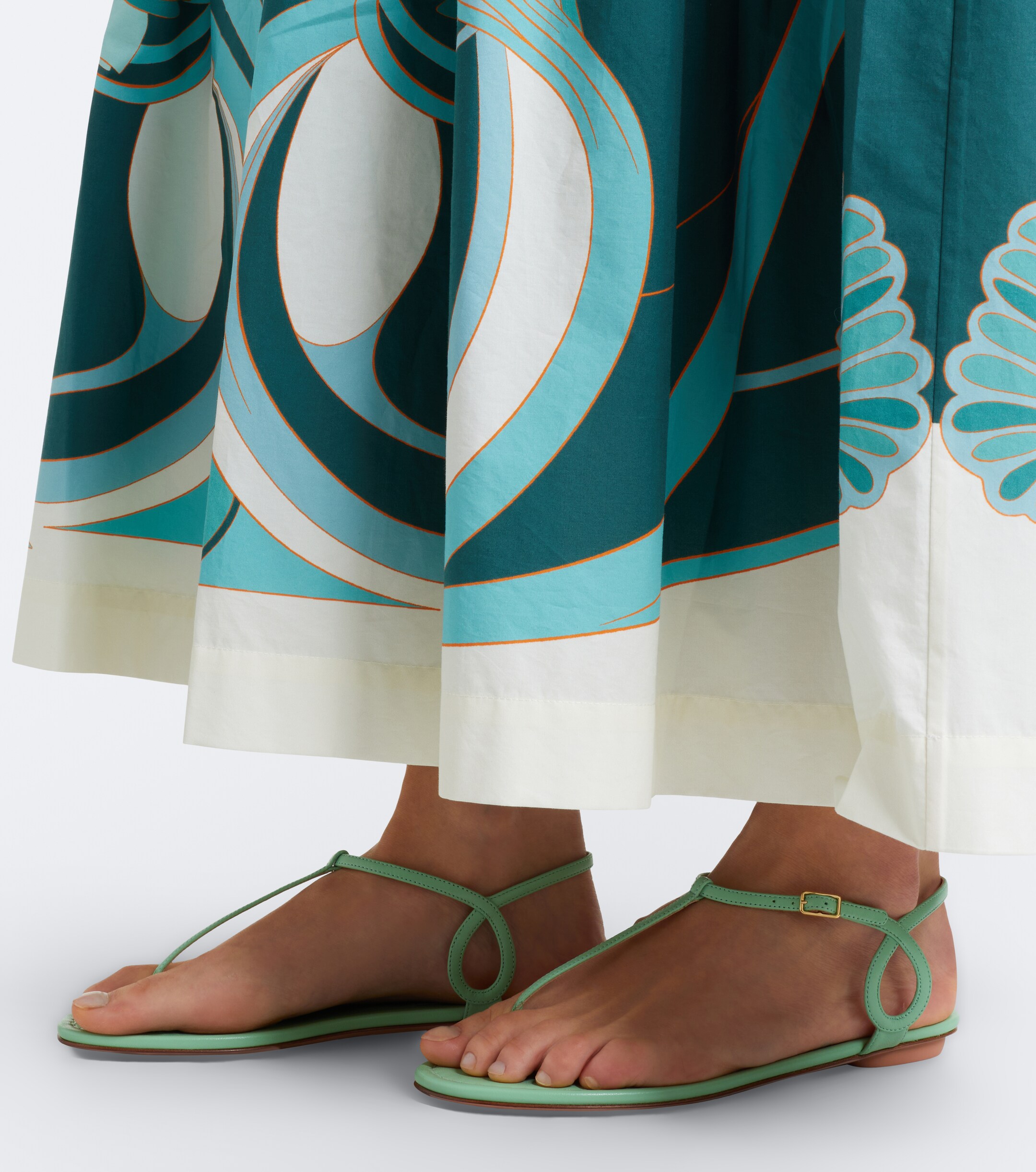 AQUAZZURA Aquazzura Almost Bare leather thong sandals