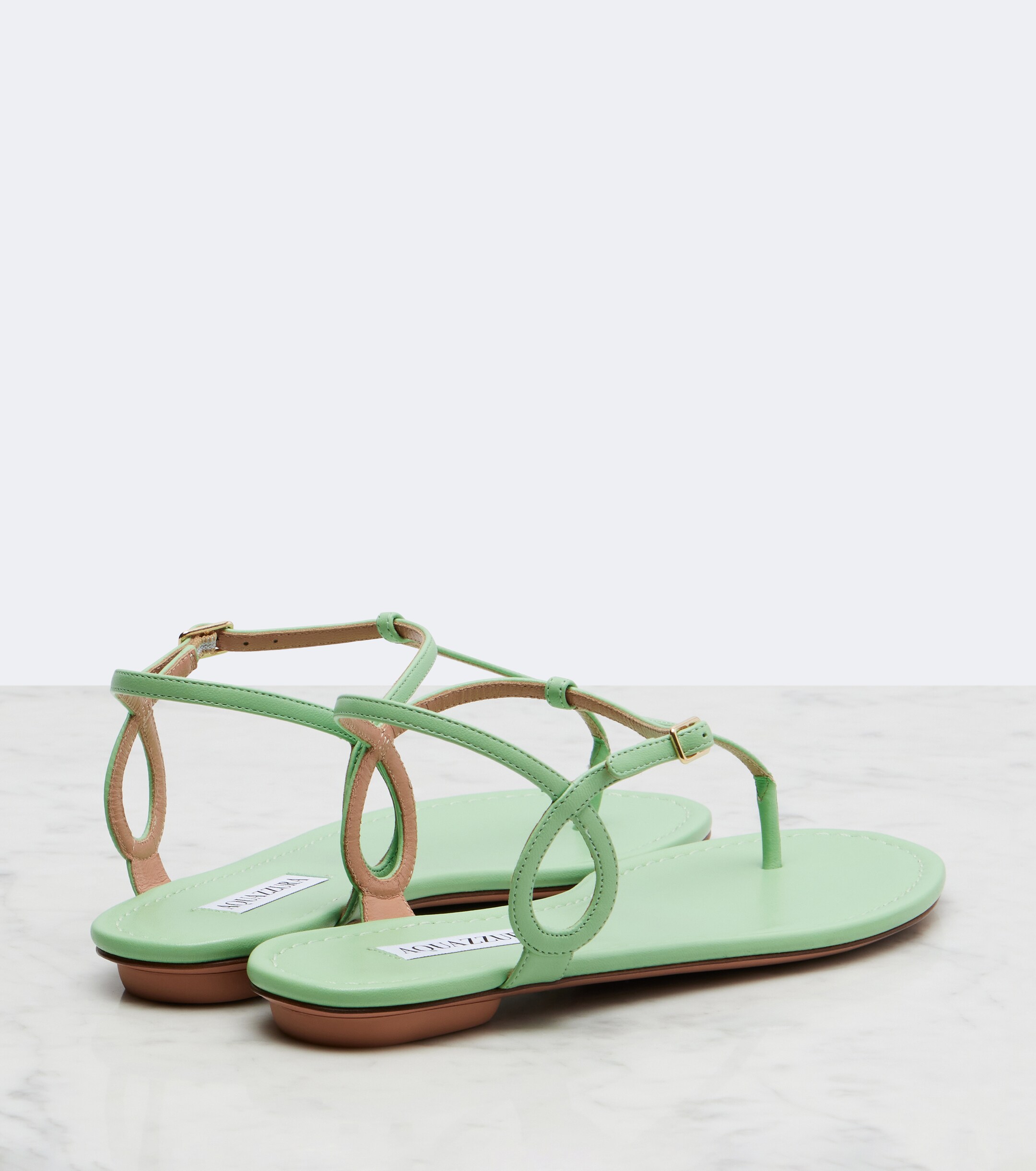 AQUAZZURA Aquazzura Almost Bare leather thong sandals