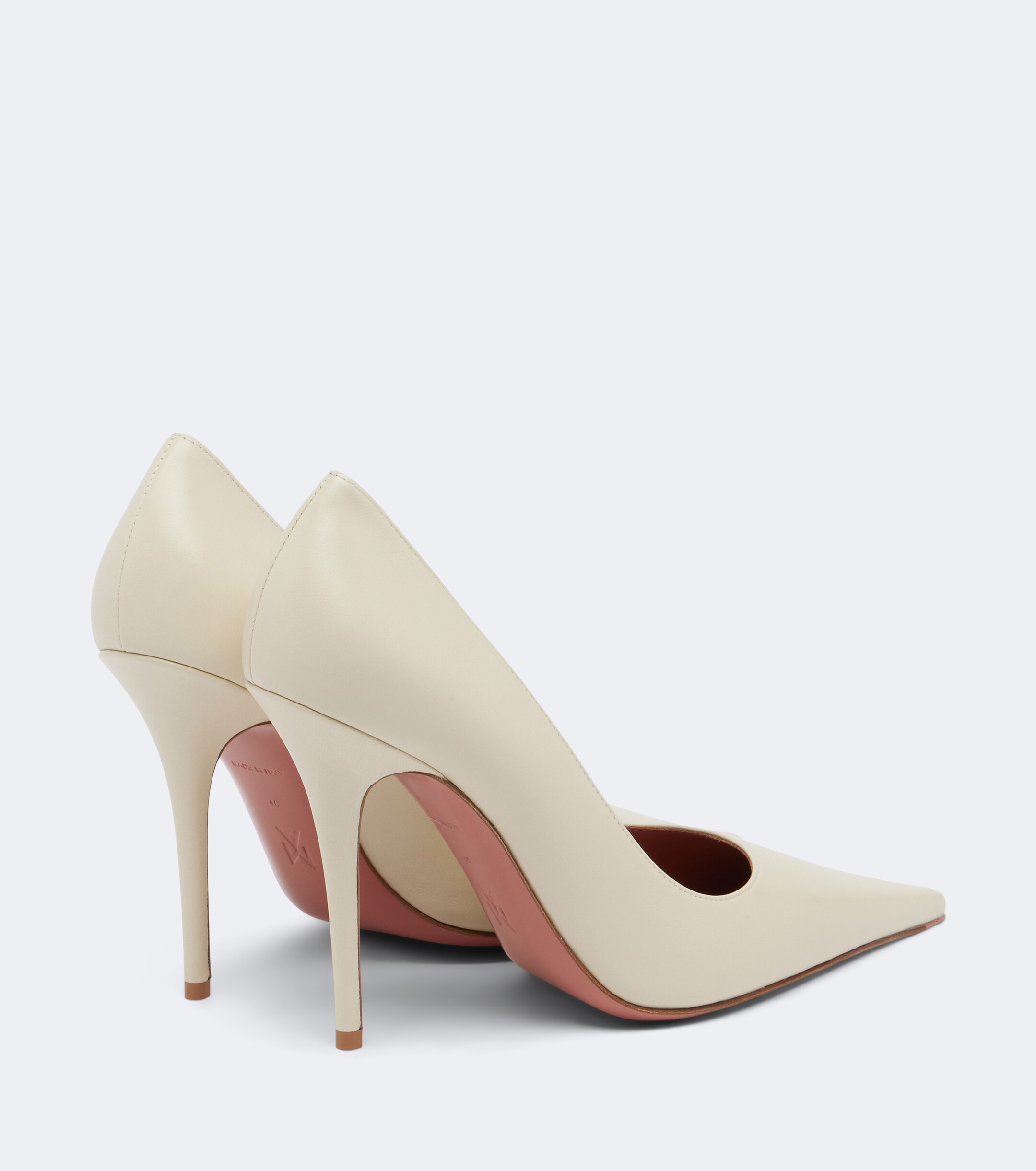 AMINA MUADDI Amina Muaddi Barbara leather pumps