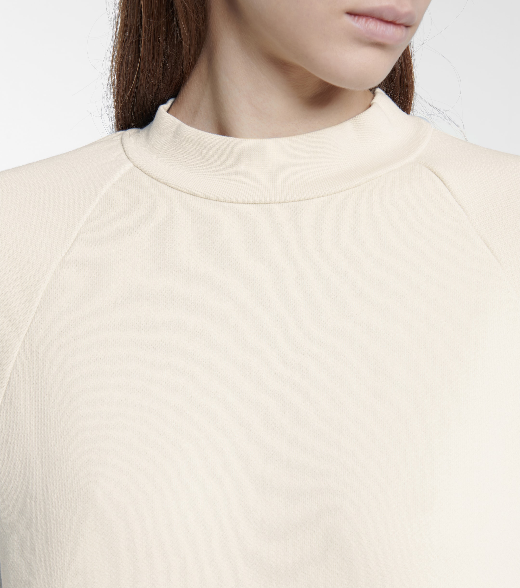 Les Tien Cotton fleece mockneck sweatshirt thumbnail