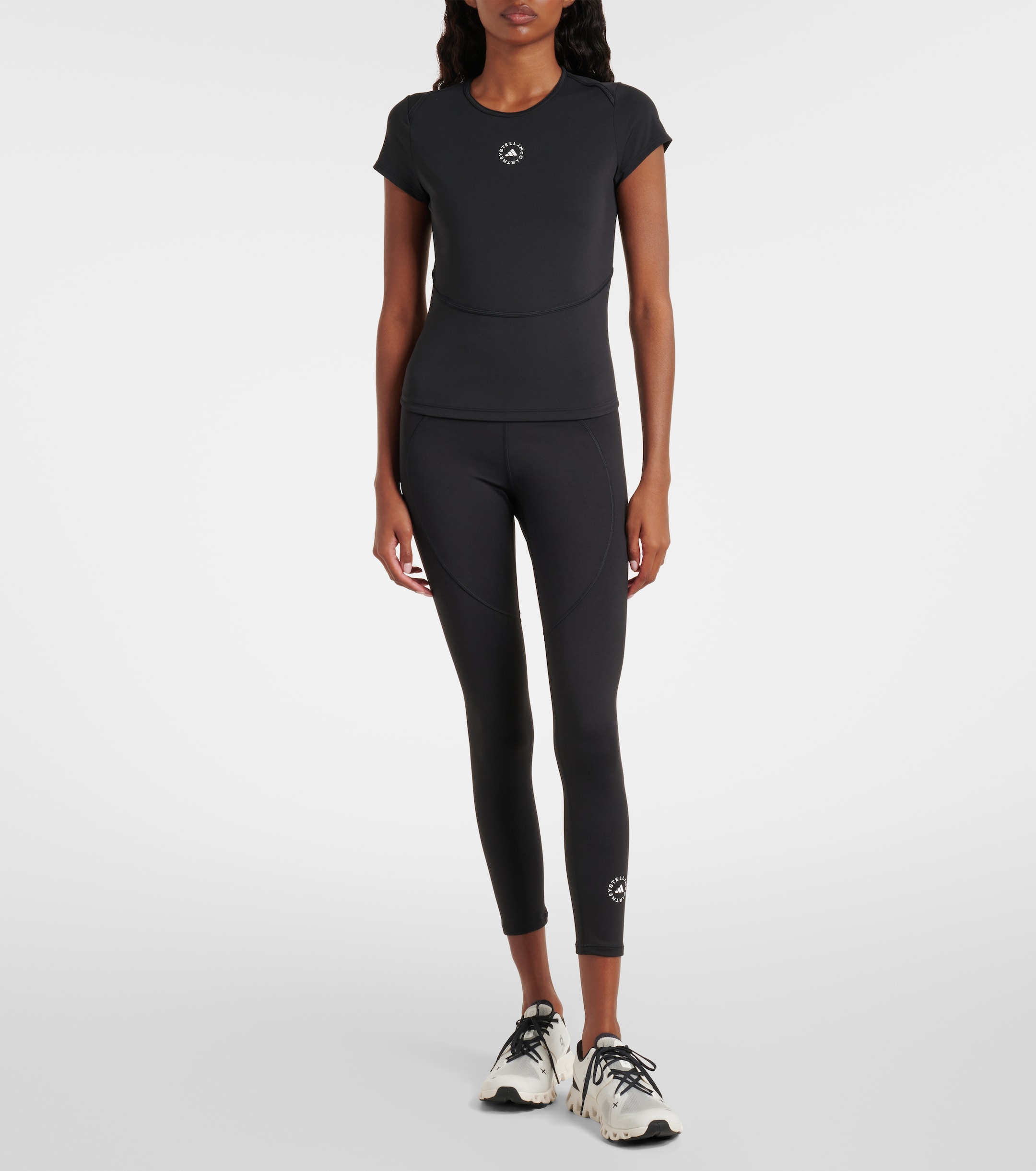 adidas by Stella McCartney Adidas by Stella McCartney Cropped high-rise leggings
