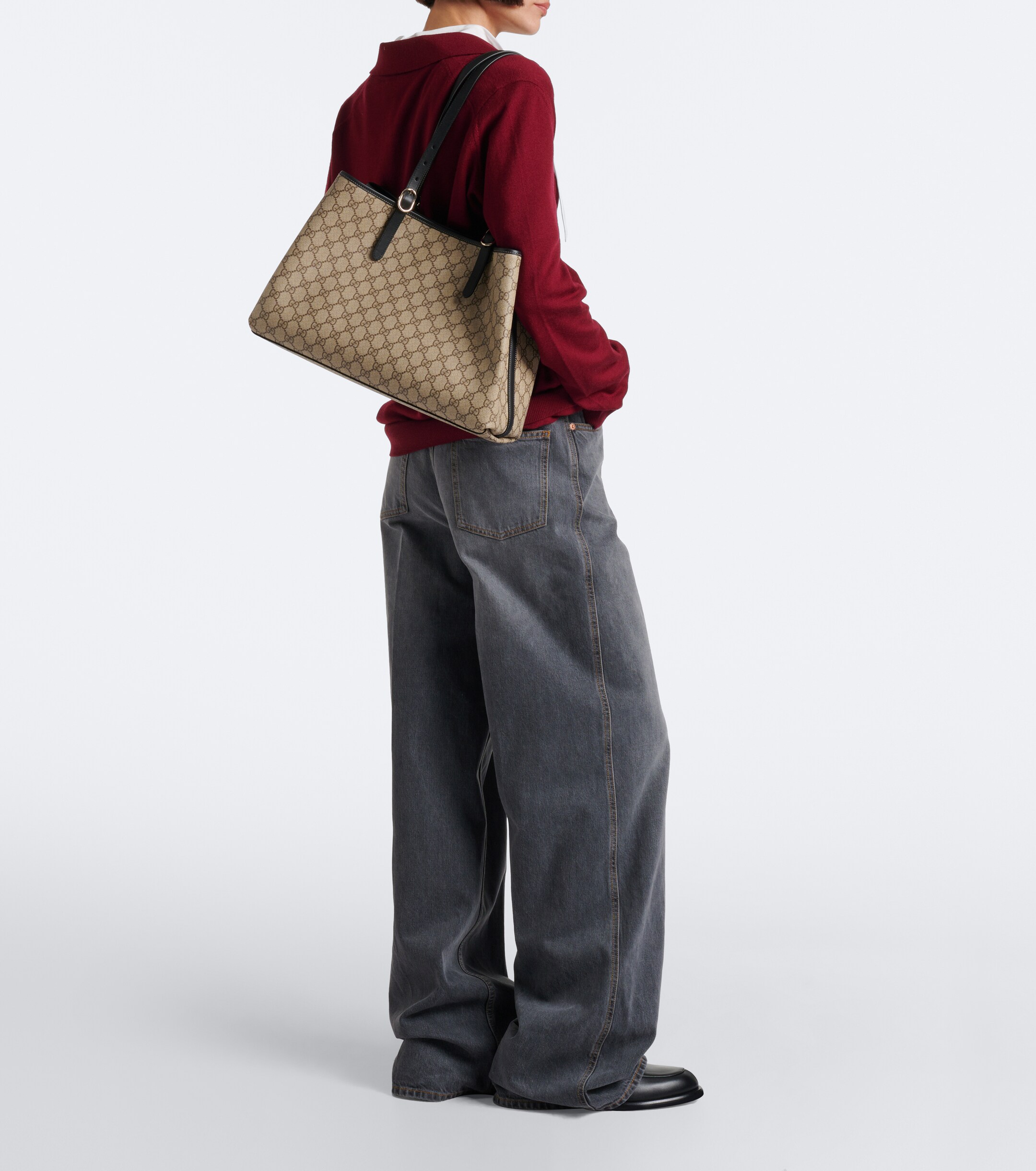 Gucci GG Emblem Large shopper